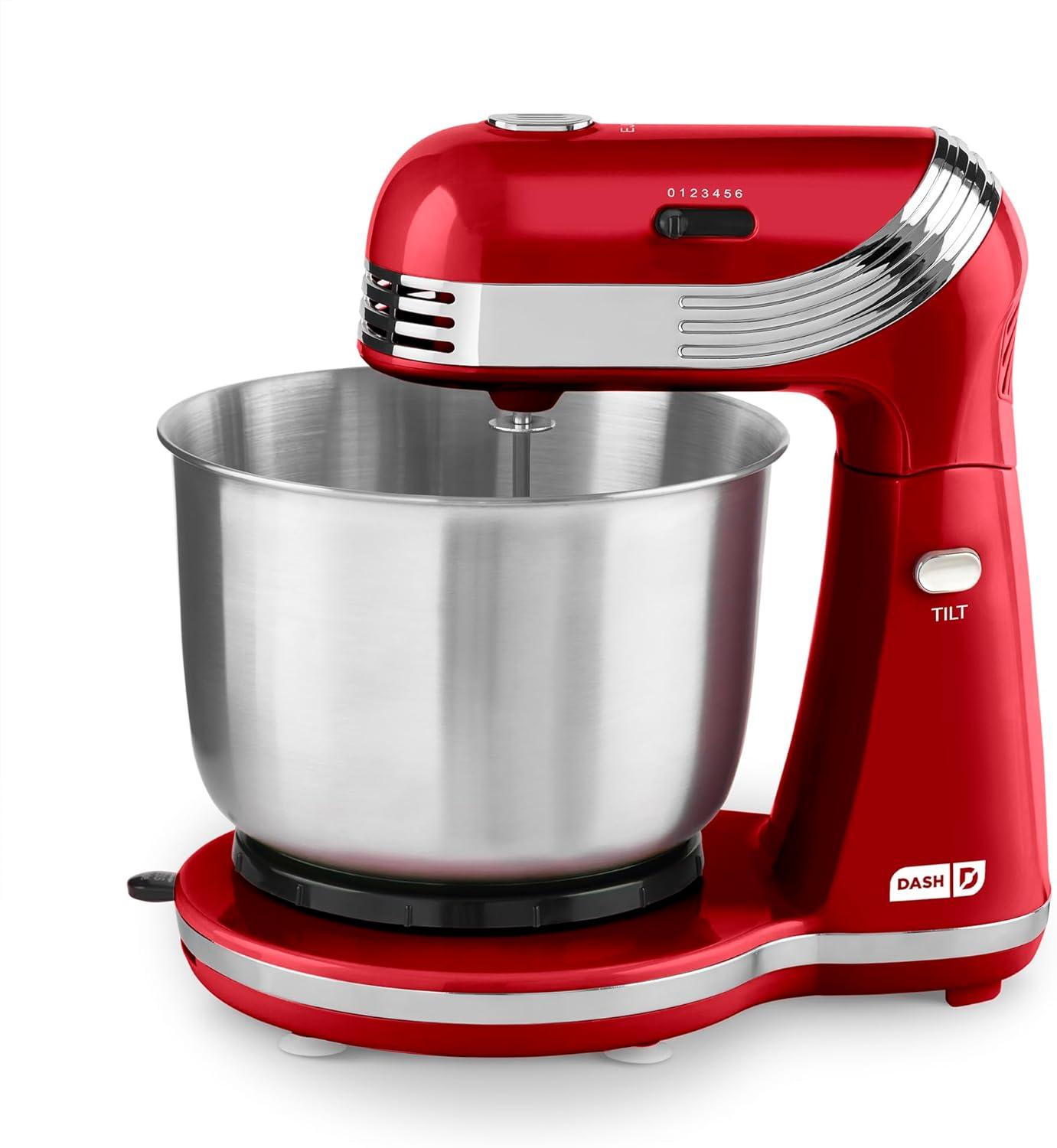 DASH Dash Mixers 6 Speed 2.5 Qt. Stand Mixer DCSM250RD