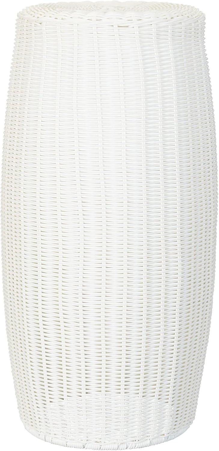 Household Essentials Tall Resin Pedestal, White