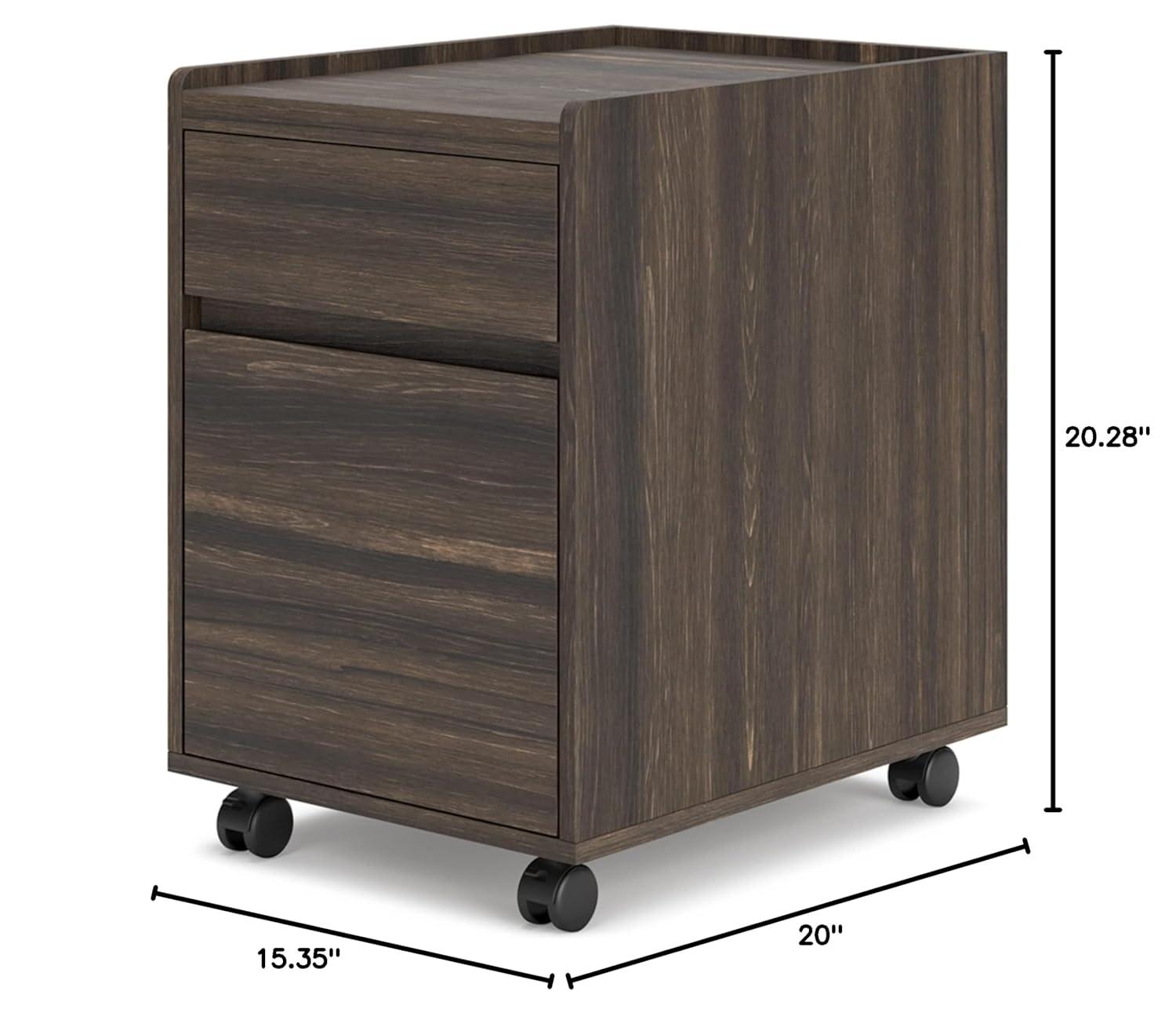 Enoki 15.35'' Wide 2 -Drawer Mobile File Cabinet