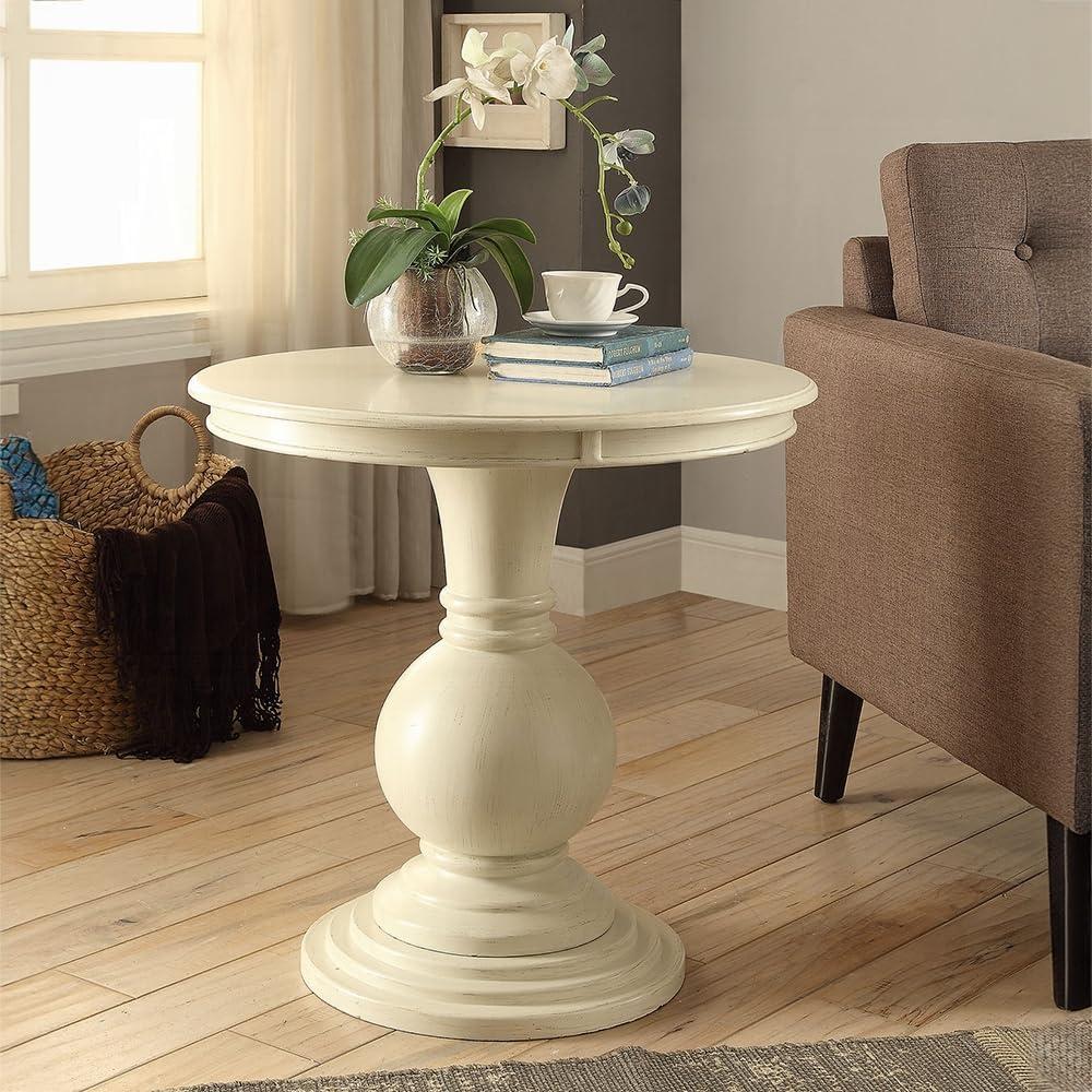 Pedestal End Table