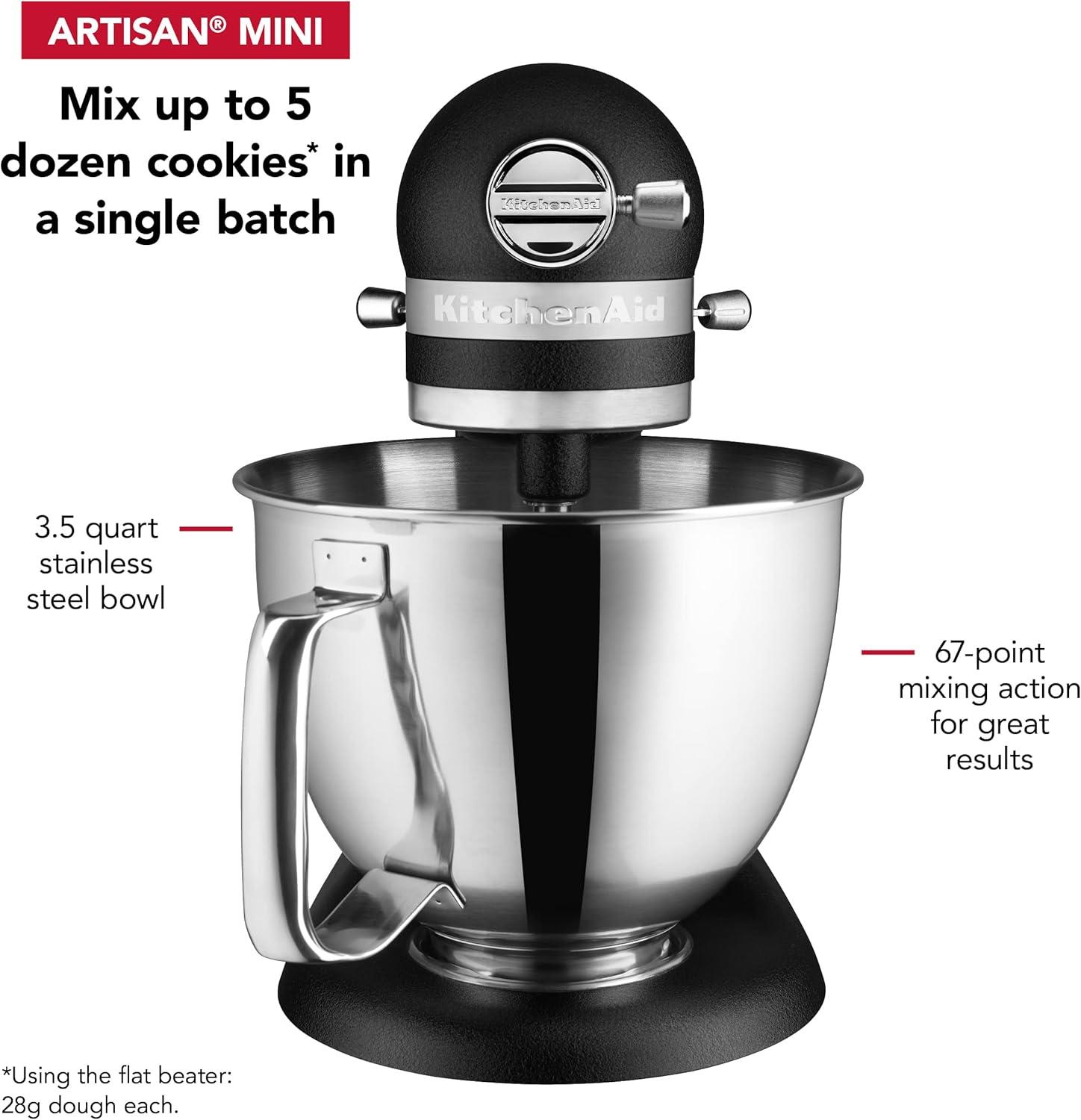 KitchenAid® KitchenAid® Artisan® Mini 3.5 Quart Tilt-Head Stand Mixer KSM3316XBK