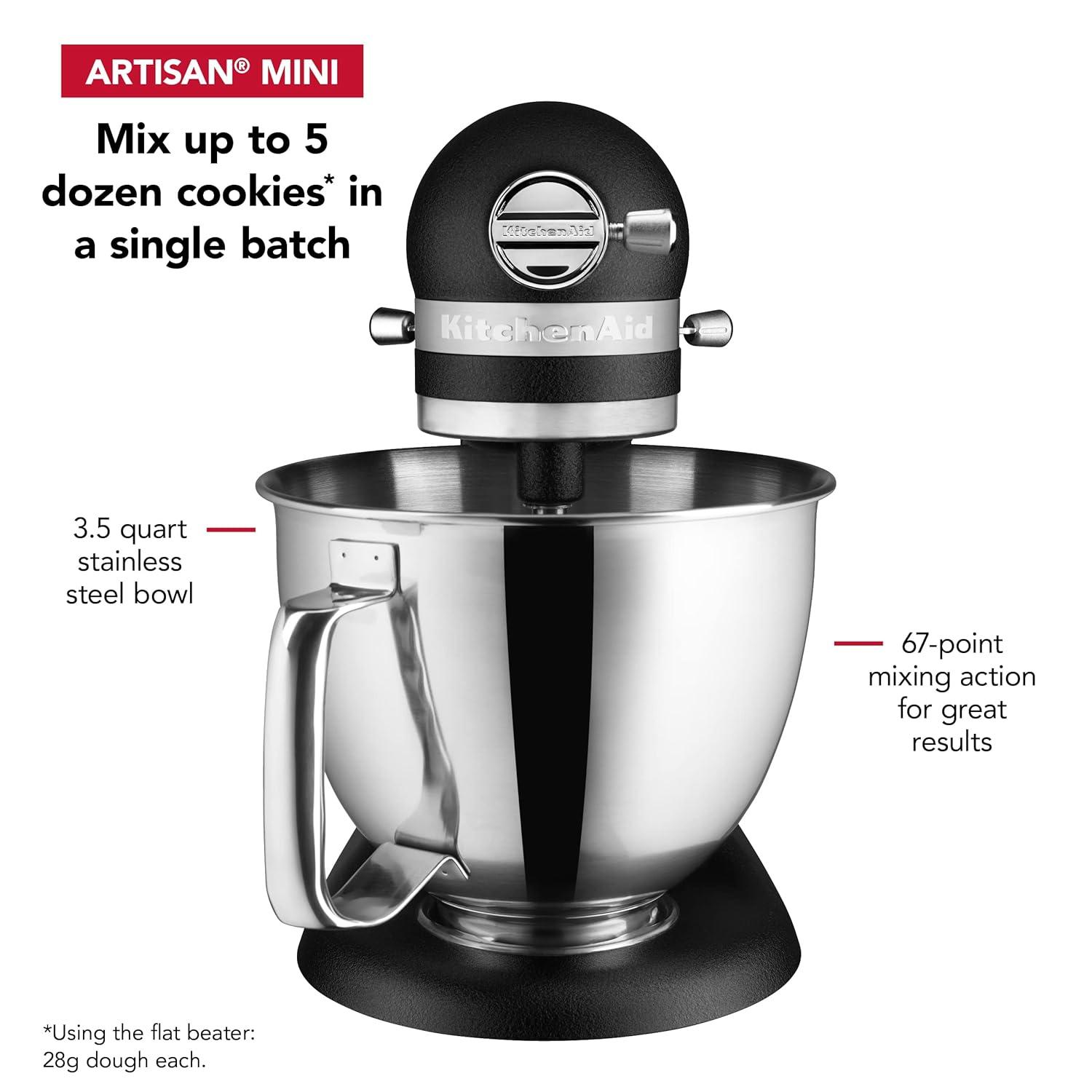 KitchenAid® KitchenAid® Artisan® Mini 3.5 Quart Tilt-Head Stand Mixer KSM3316XBK