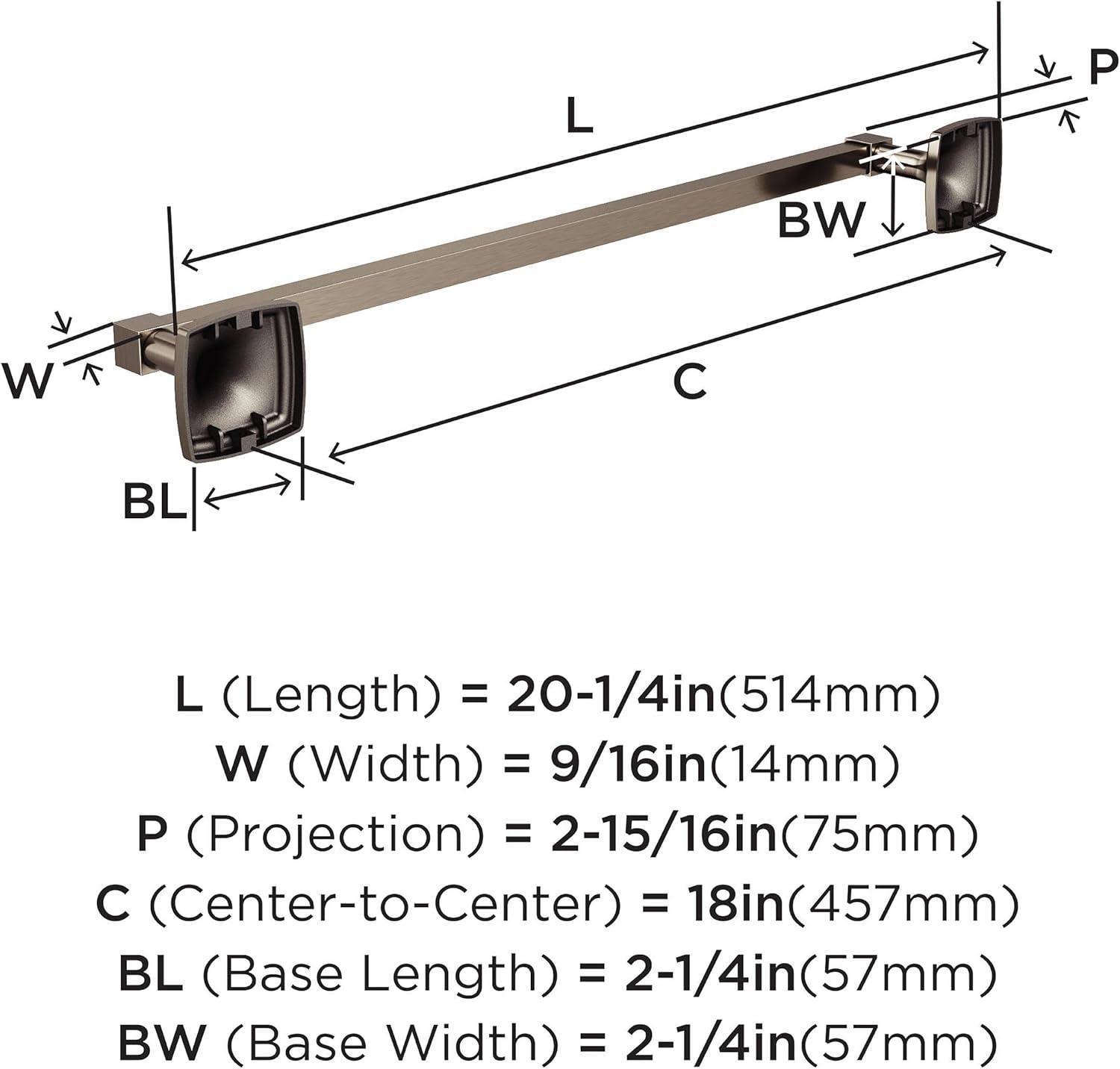 Amerock Stature Wall Mounted Towel Bar