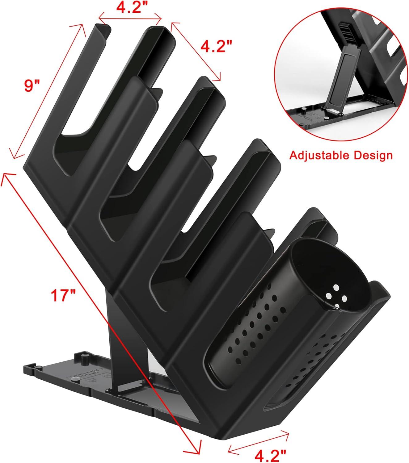 Paper Cup and Lid Holder with Straw Organizer, Disposable Coffee Cup Dispenser for Countertop Coffee Station Bar Restaurant Breakroom, Black