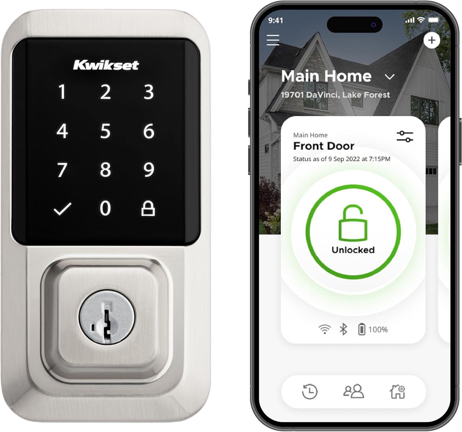 Kwikset Halo Touchscreen Wi-Fi Smart Lock in SN