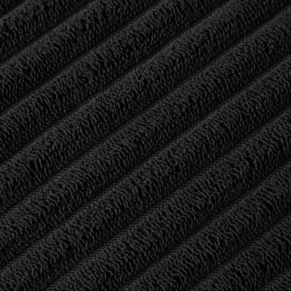 Fancy Homi 2 Packs Boho Decorative Throw Pillow Covers 18x18 Inch for Living Room Couch Bed Sofa, Rustic Modern Farmhouse Home Decor, Soft Corduroy Cream Square Cushion Case 45x45 cm