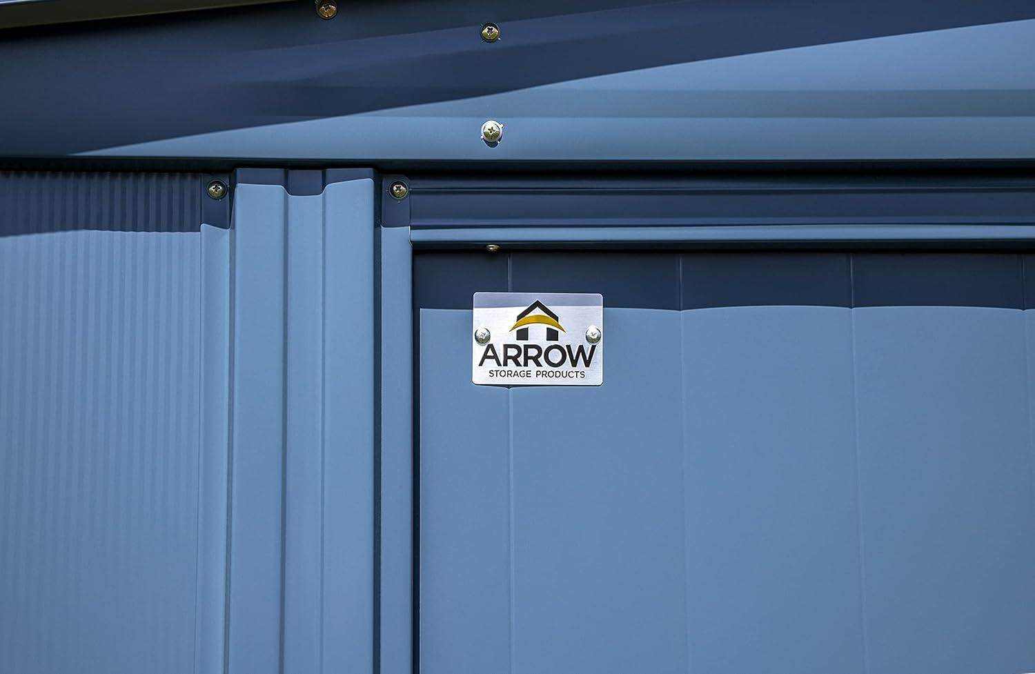 Arrow Arrow 6 ft. W x 4 ft. D Metal Tool Shed