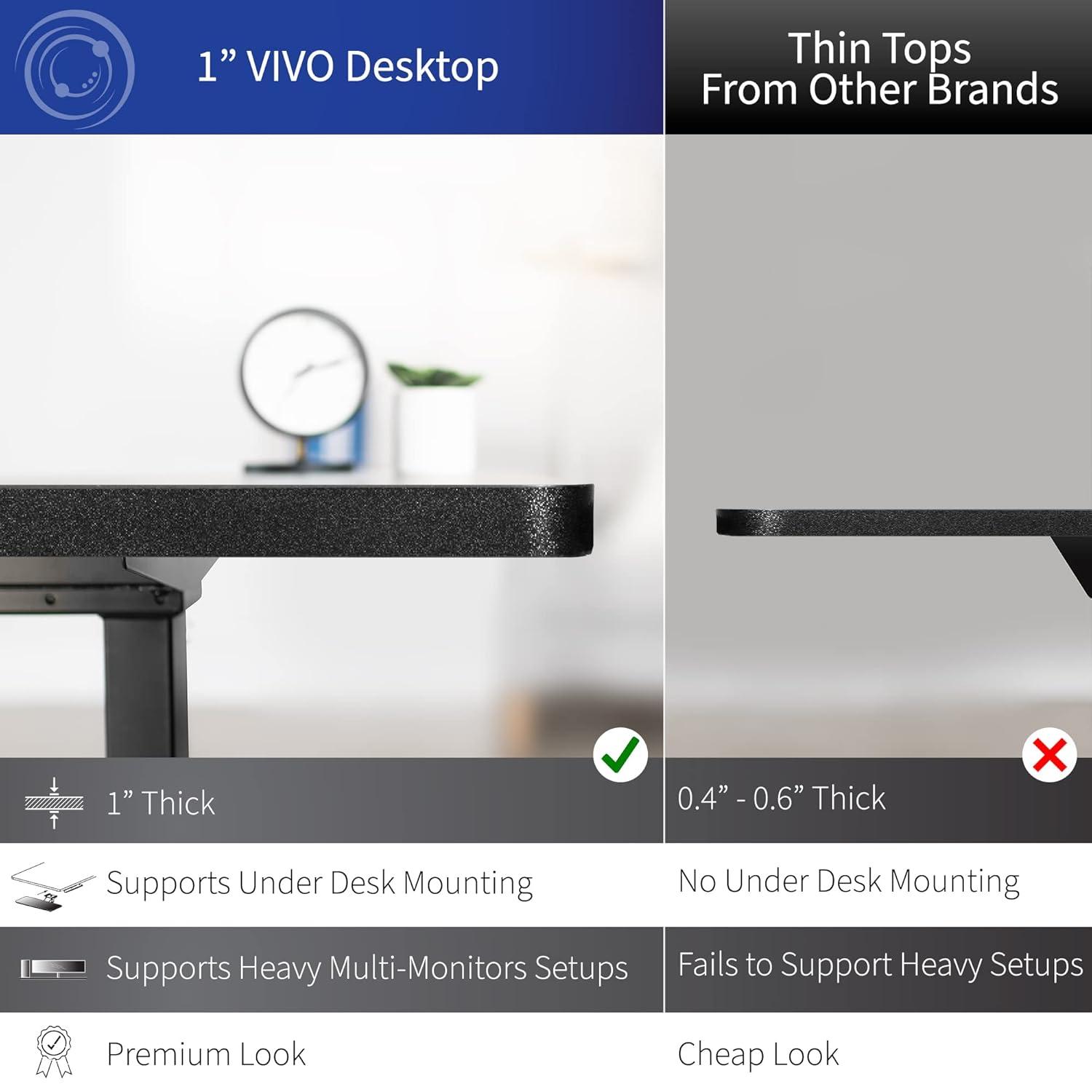 Vivo VIVO Electric 77" x 71" Corner Stand Up Desk, 3E7B Series
