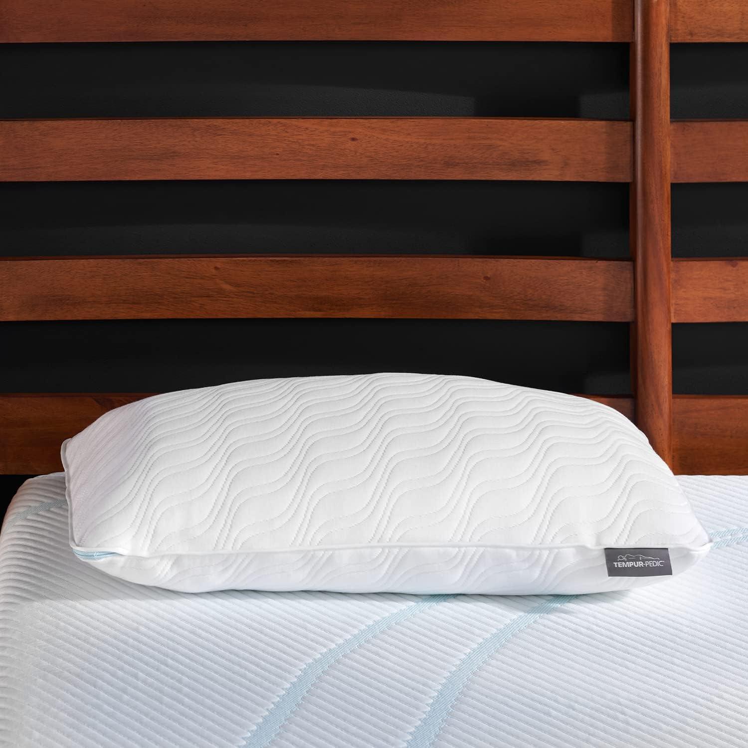 Tempurpedic Cloud ProLo Memory Foam Bed Pillow with Washable Cover, King