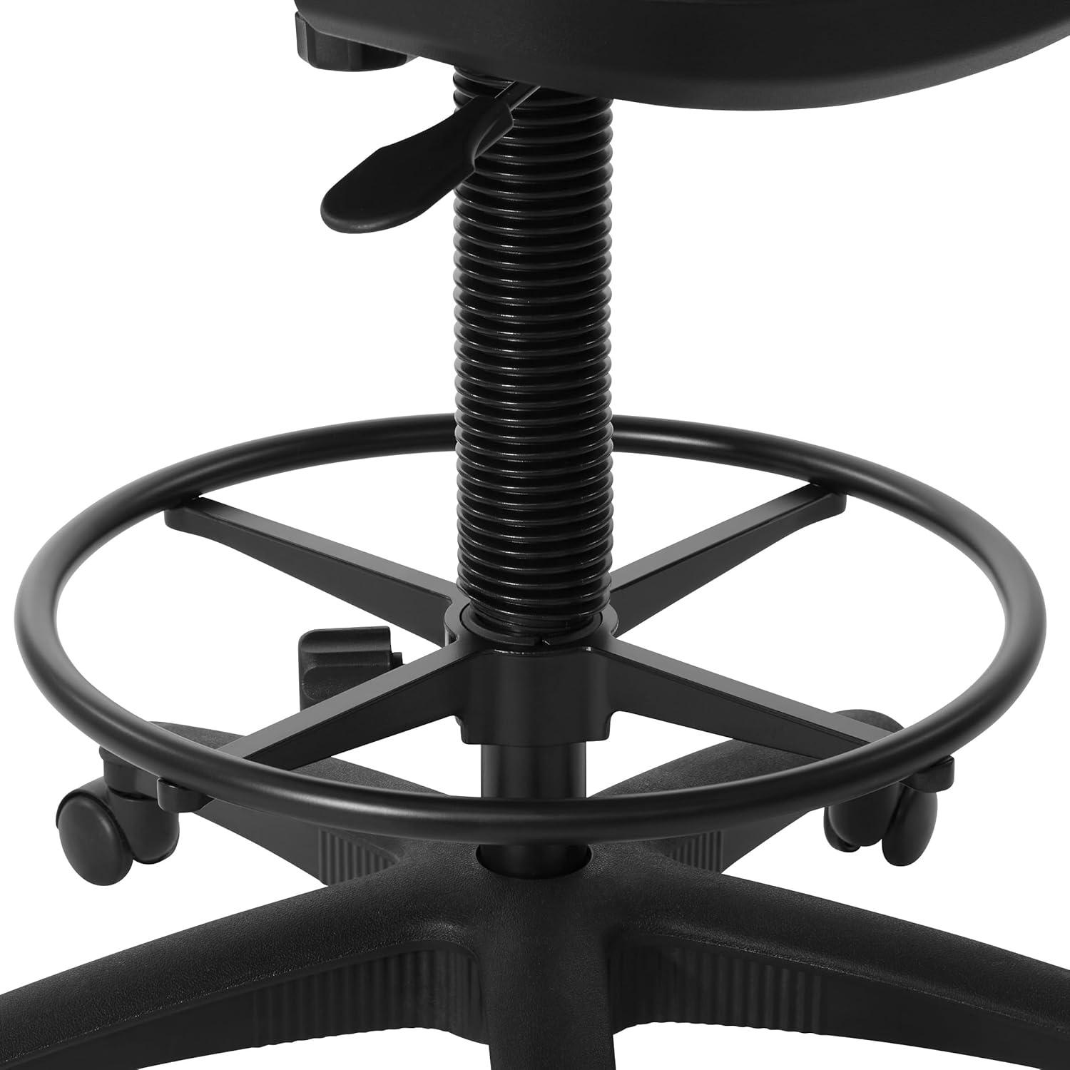 Office Star Products Deluxe Mesh Back Drafting Chair with 18" Diameter Foot Ring