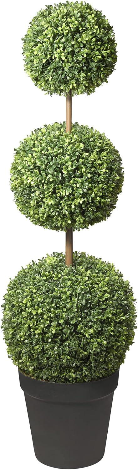 64'' Adjustable Faux Boxwood Topiary in Pot