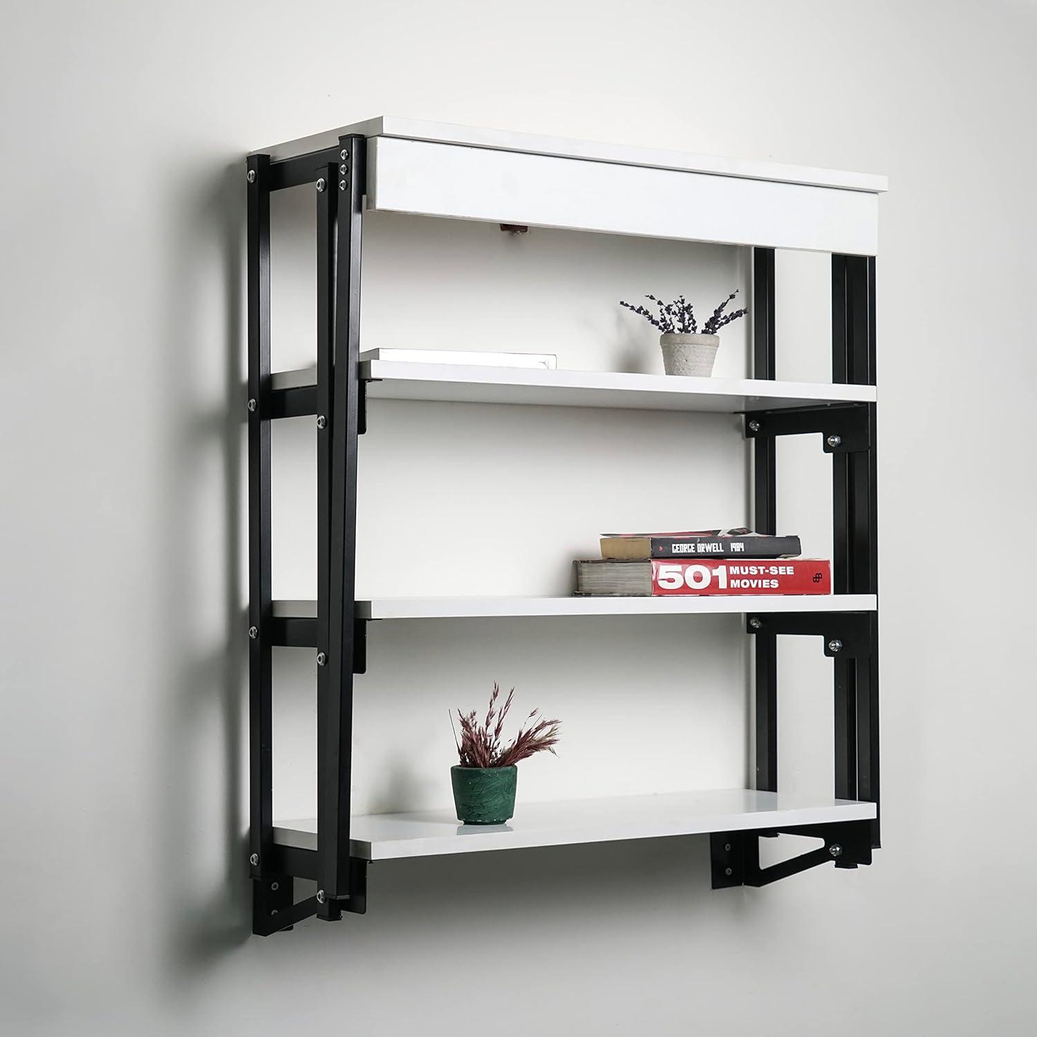 Murphy Folding Table and Wall Shelf