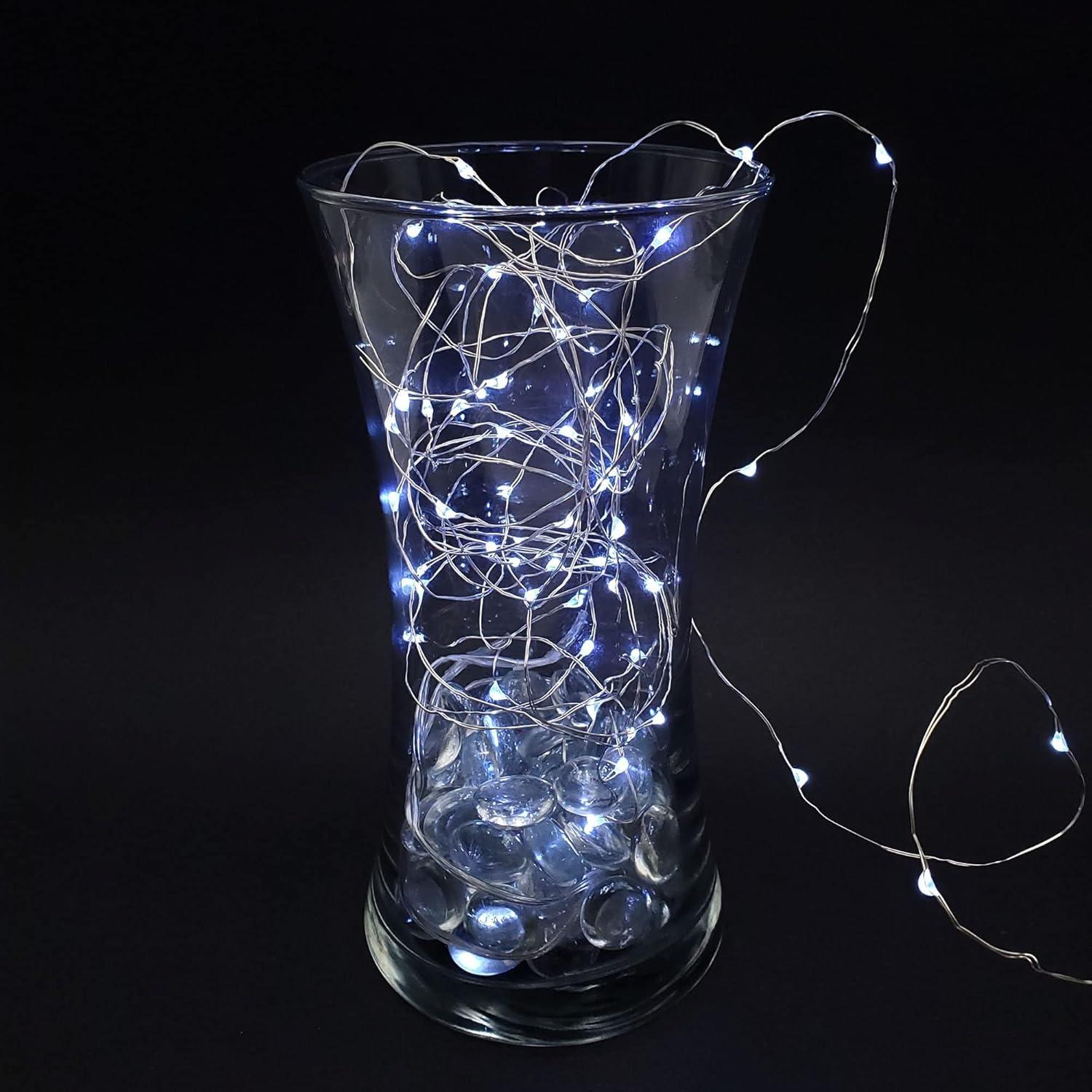 Kennemer Battery Operated LED Fairy String Lights with Timer