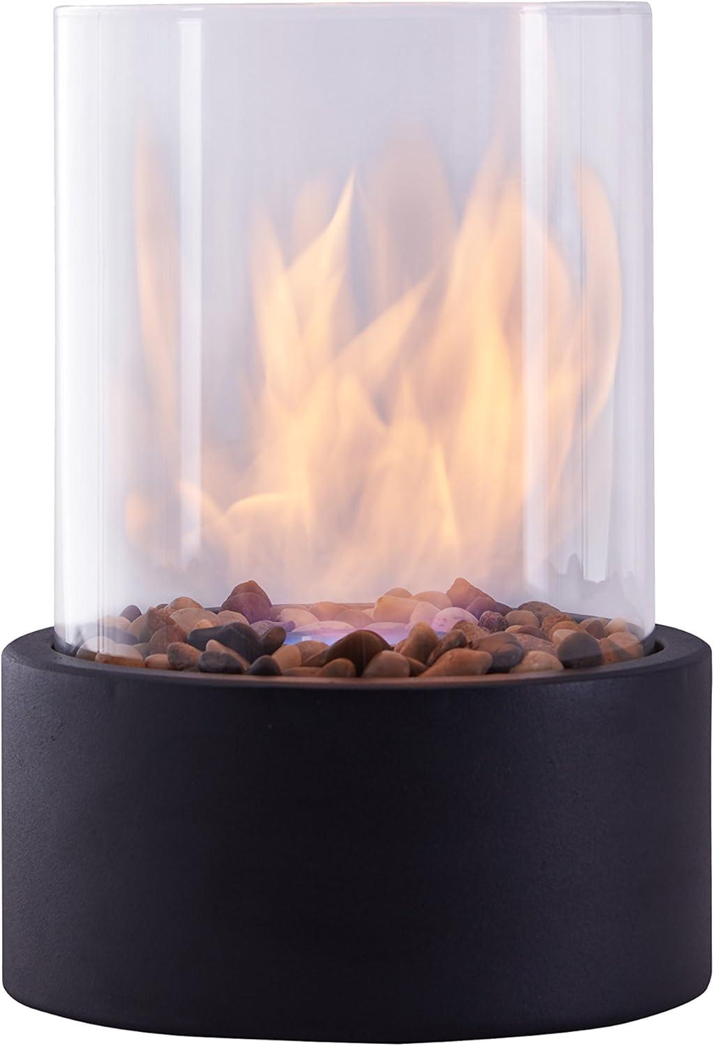 Danya B. Indoor / Outdoor Portable Tabletop Fire Pit – Clean-Burning Bio Ethanol Ventless Fireplace - Small