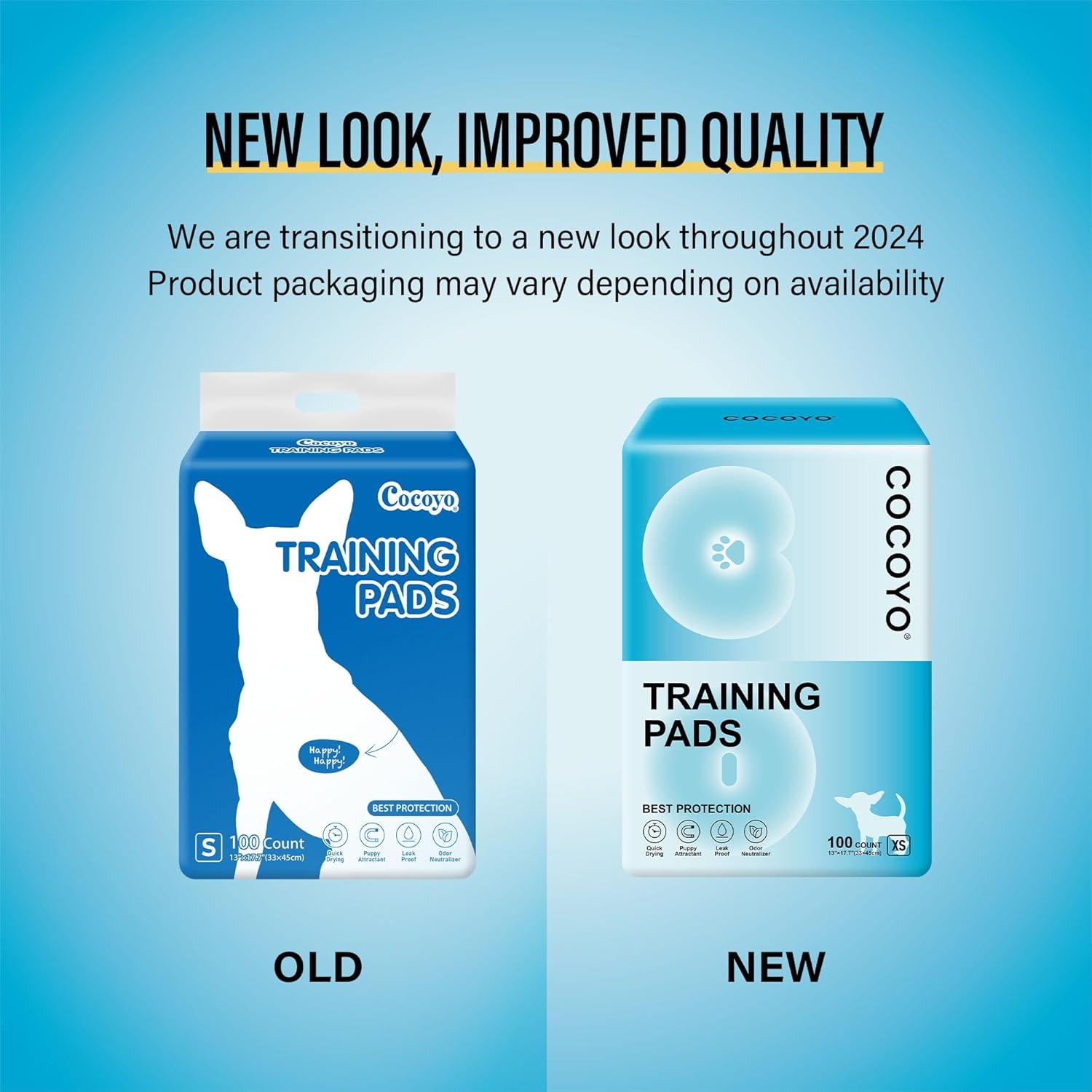 COCOYO Best Value Training Pads 100 Count 13“ by 17.7”| Dog Pee Pads | Super Absorbent Puppy Pads,Blue