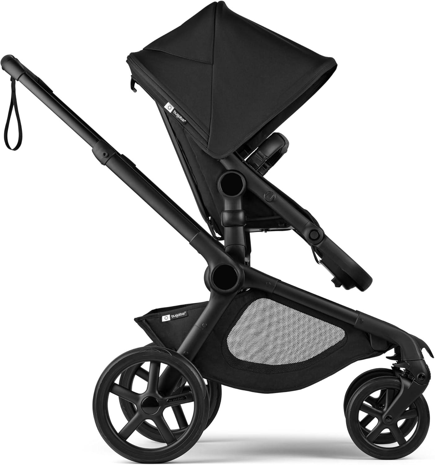 Bugaboo Kangaroo Single to Double Stroller - Midnight Black