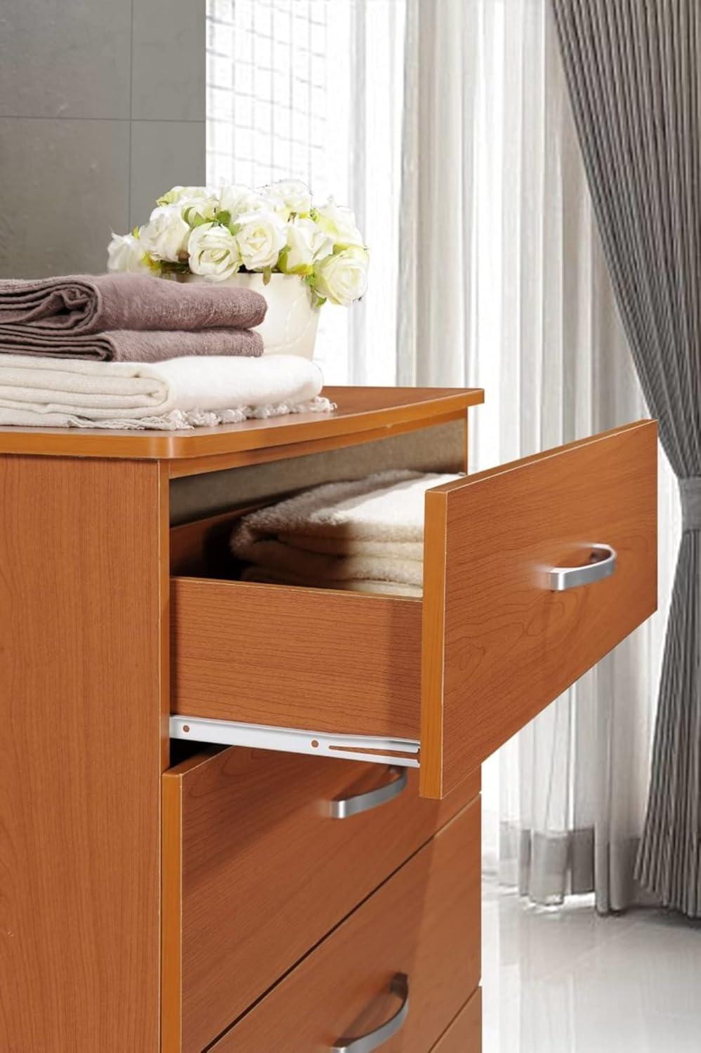 Hodedah 5-Drawer Chest in Cherry