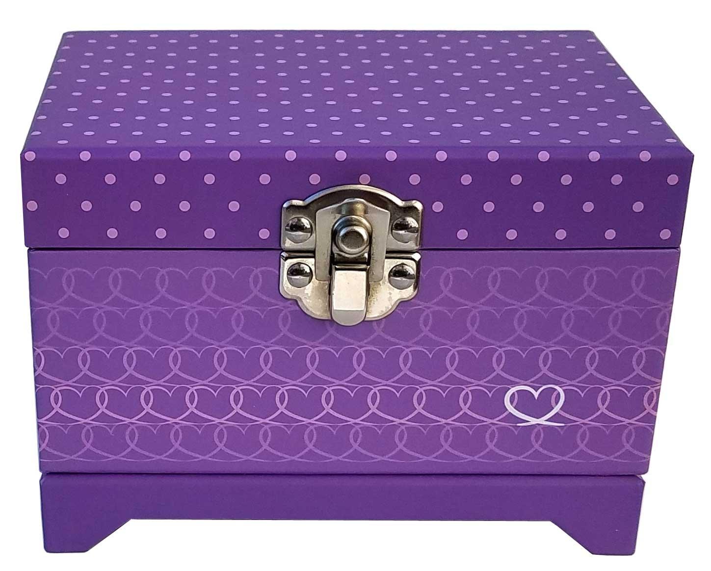 Ballerina Music Box (Heart Ballerina Music Box - Purple)