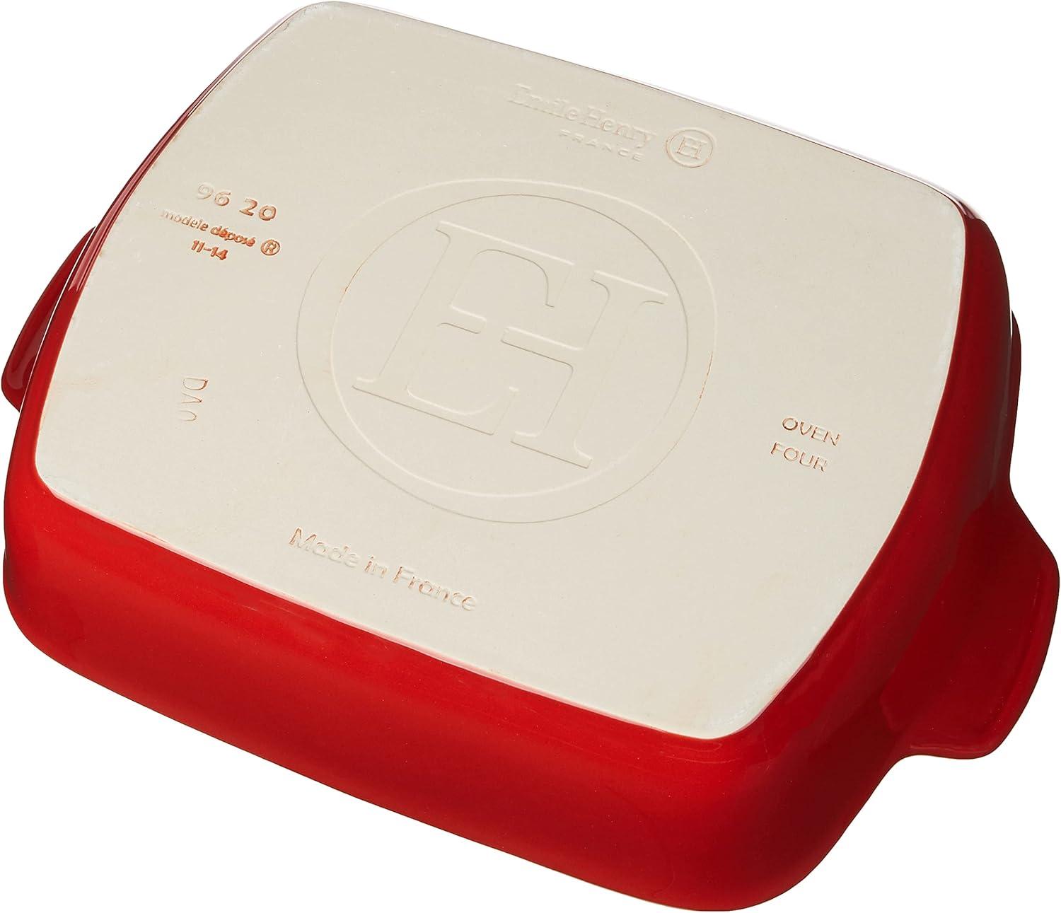 Rouge Ceramic Small Rectangular Baker 11 x 8 Inches