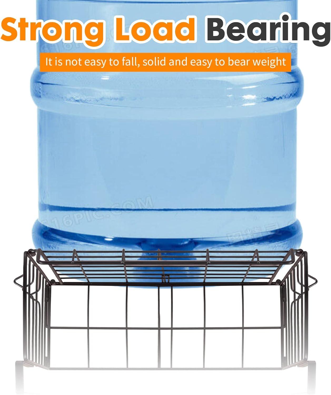 Basicwise Hanging Under Shelf Metal Storage Basket, Set of 2