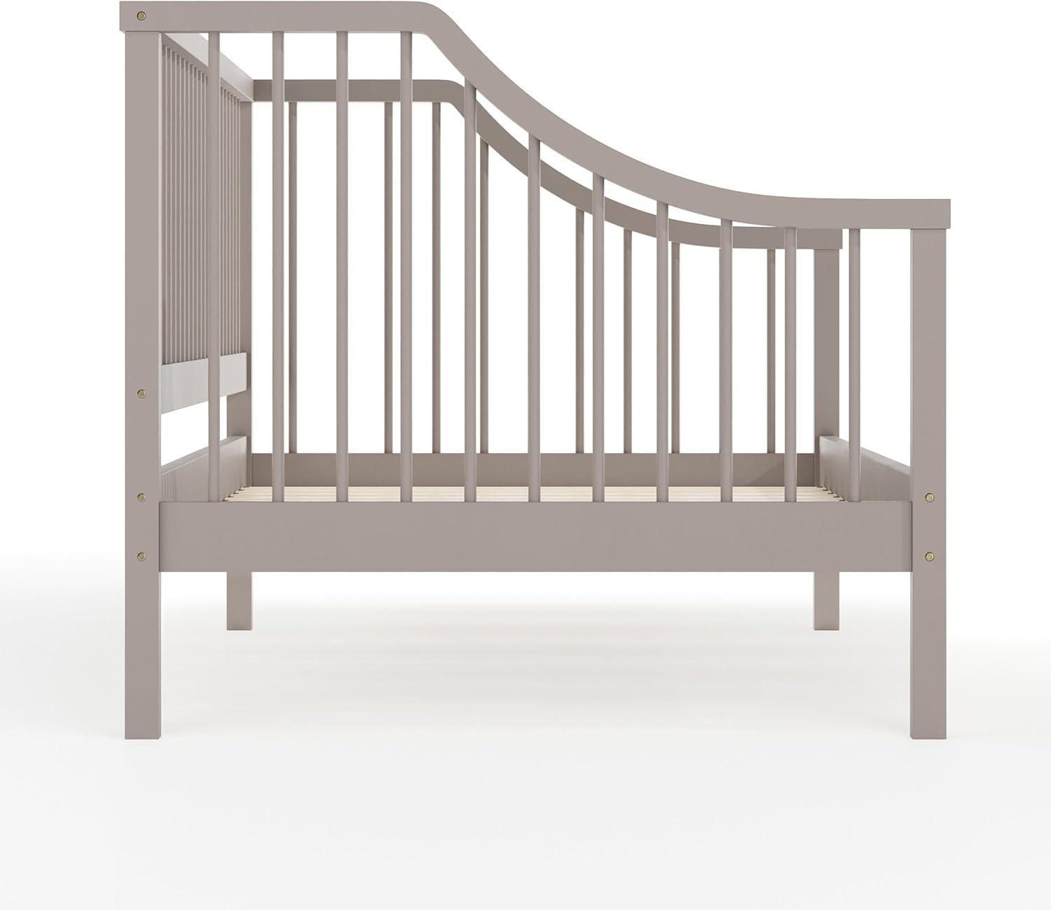 Martha Stewart Martha Stewart Neely Wooden Platform Daybed With Spindles And Wood Slat Foundation