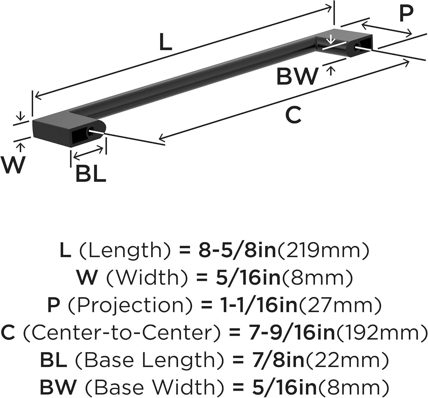 7 9/16" Center Handle Pull Multipack