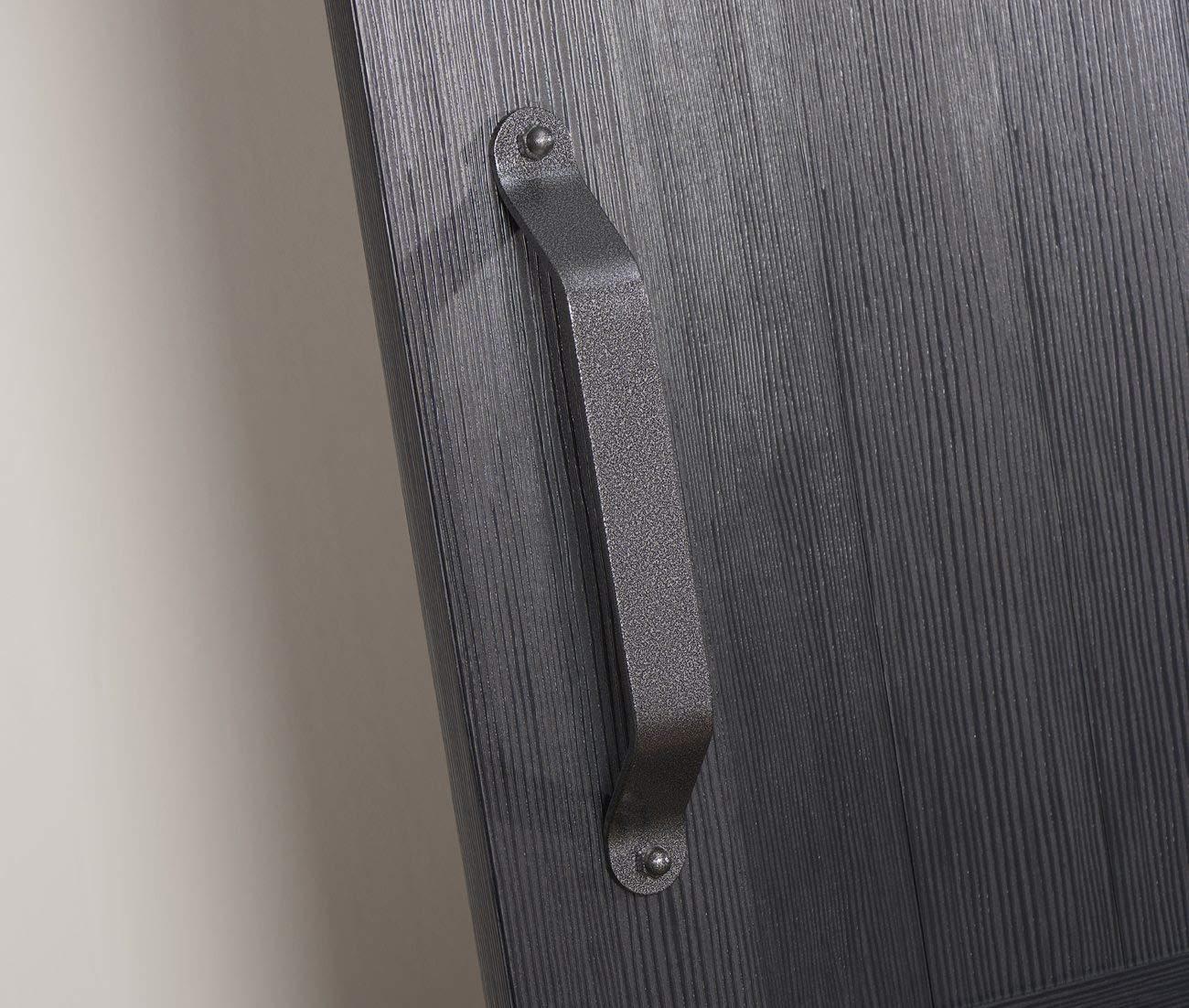 LTL Home Products Millbrooke 84'' Hollow Paneled with Installation Hardware Kit Barn Door