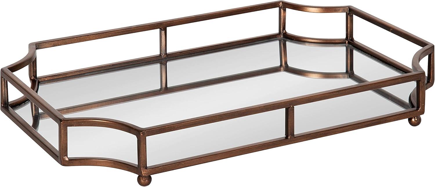 Kate and Laurel Ciel Tray, 19x13x3, Bronze