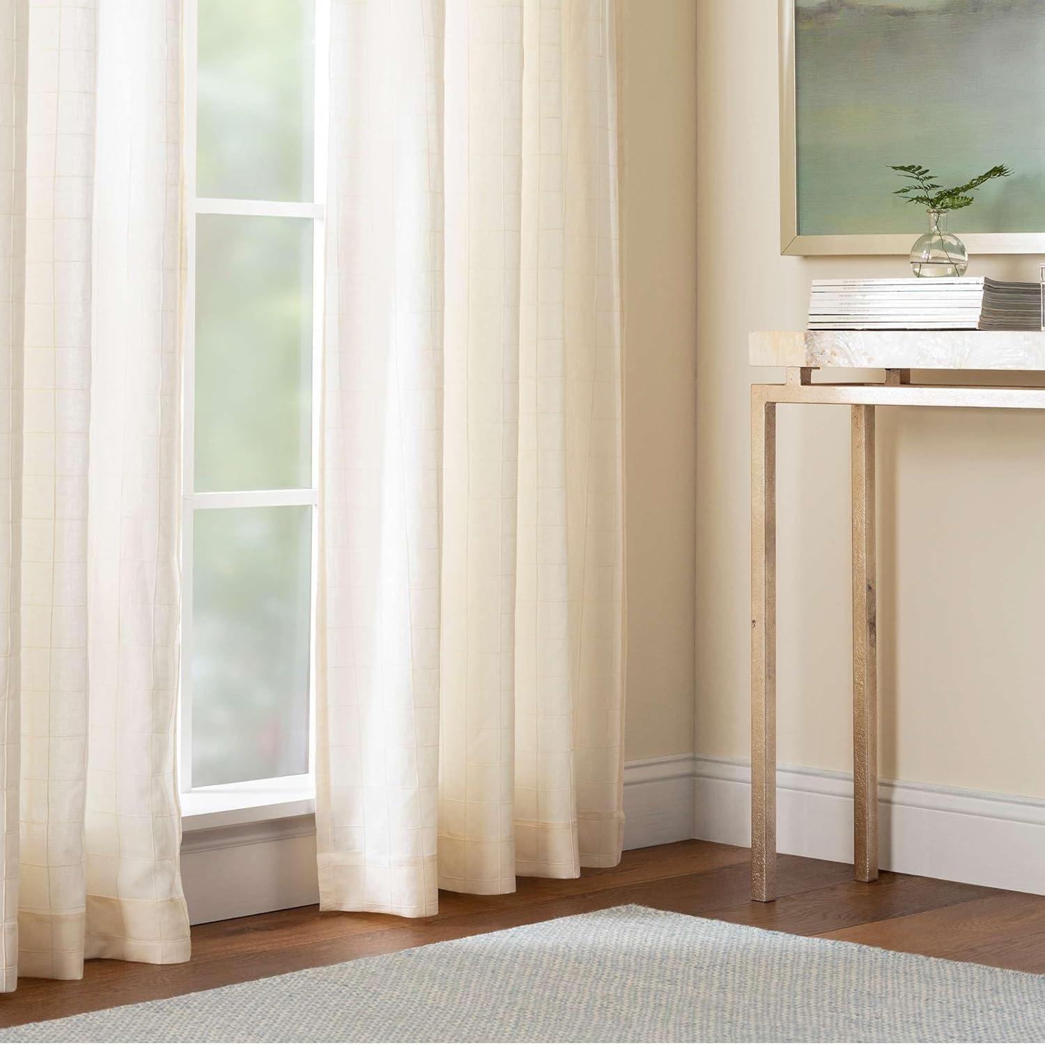 Honeycomb French Blue/Ivory Handwoven Wool Rug