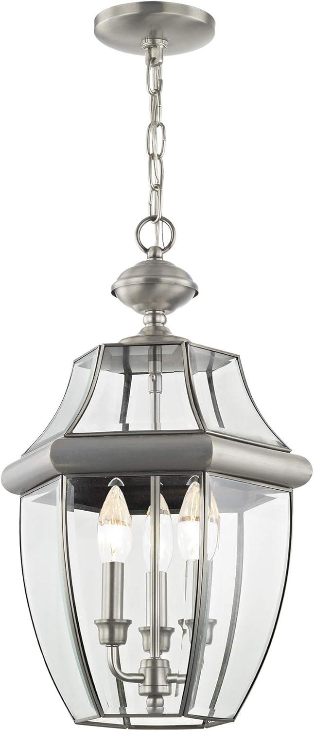 Livex Lighting - Monterey - 3 Light Outdoor Pendant Lantern in Traditional Style