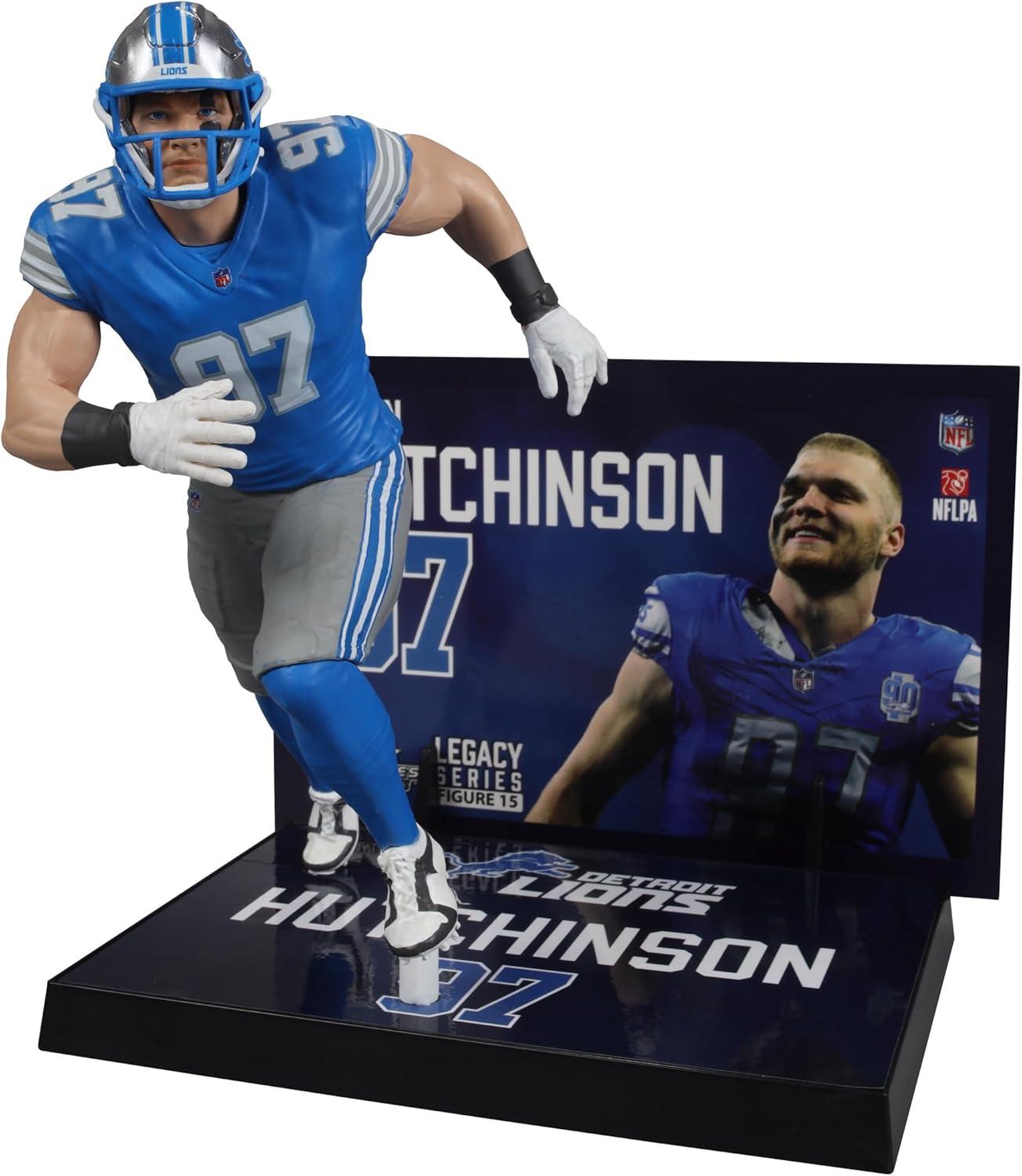 Mcfarlane Toys Detroit Lions NFL Aiden Hutchinson McFarlane Action Figure