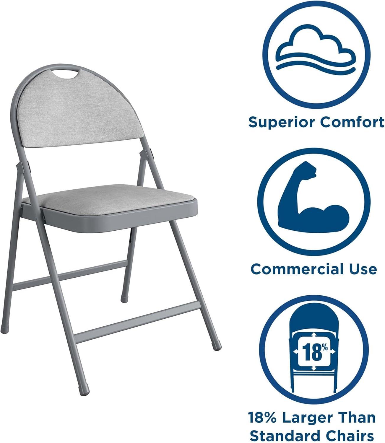 COSCO COSCO Commercial XL Smartfold Fabric Padded Chair