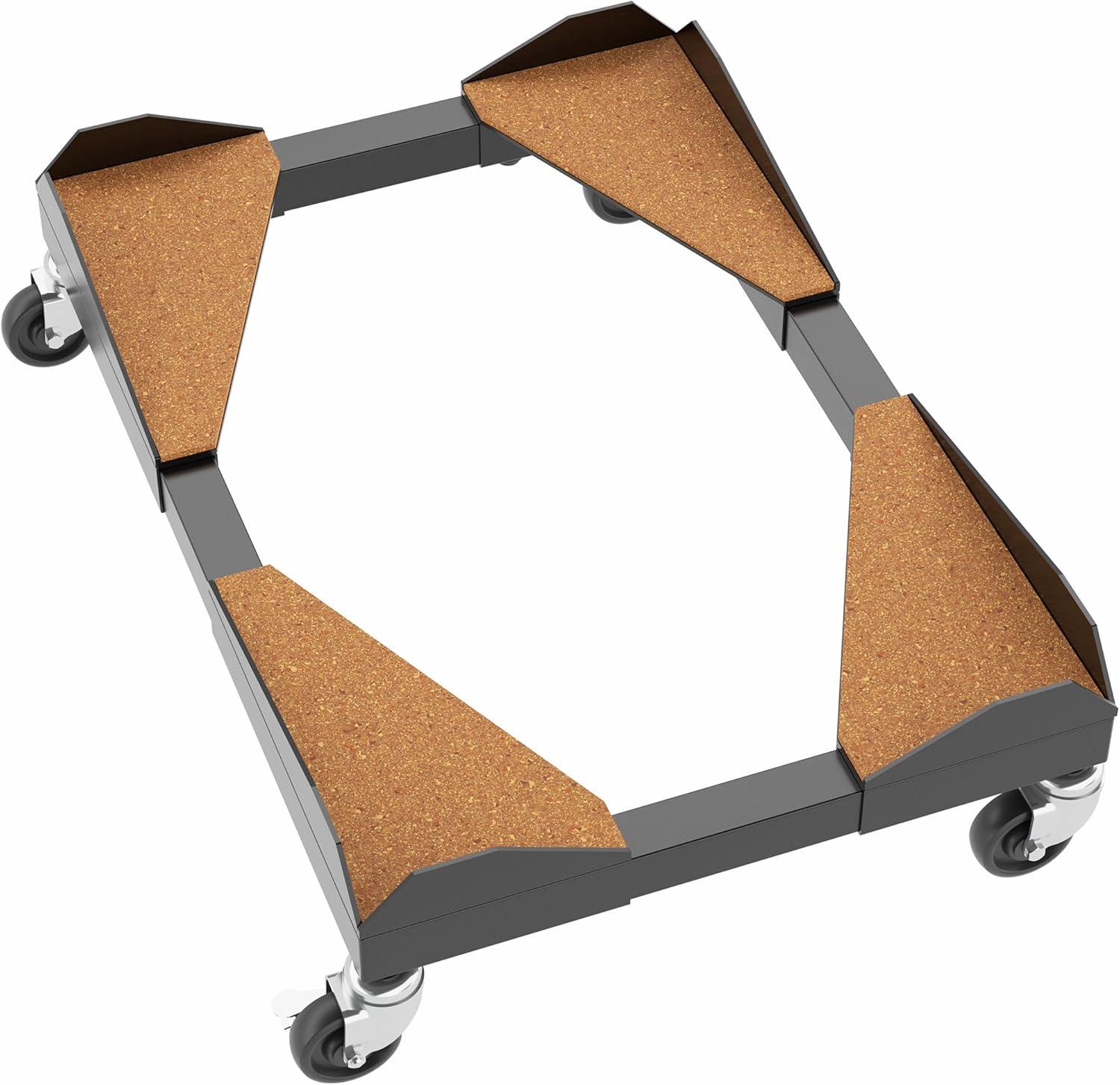 Vivo Vivo Premium Large PC Cart, CPU Rolling Stand, Adjustable Computer Trolley