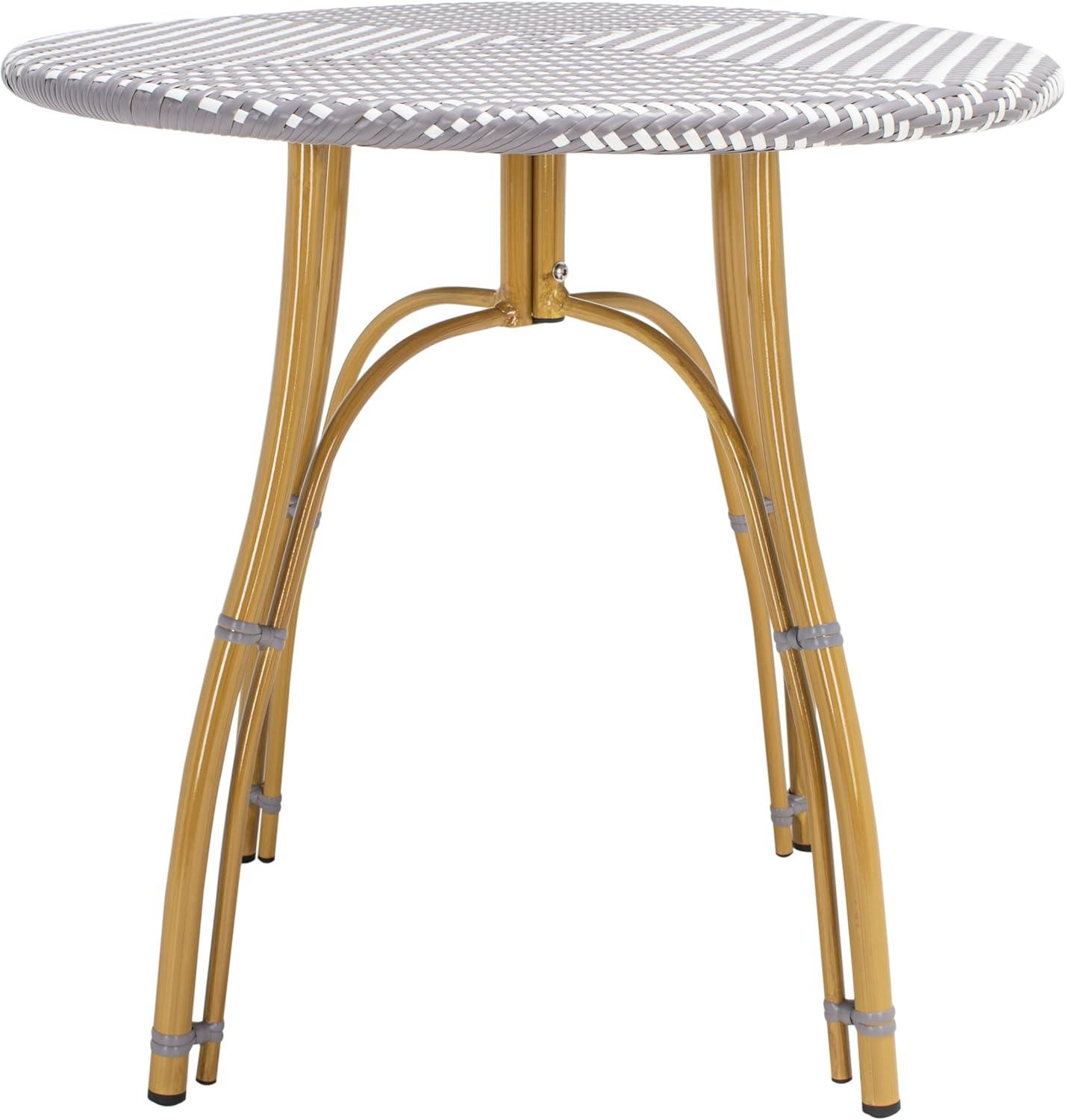 Kylie Rattan Bistro Table  - Safavieh