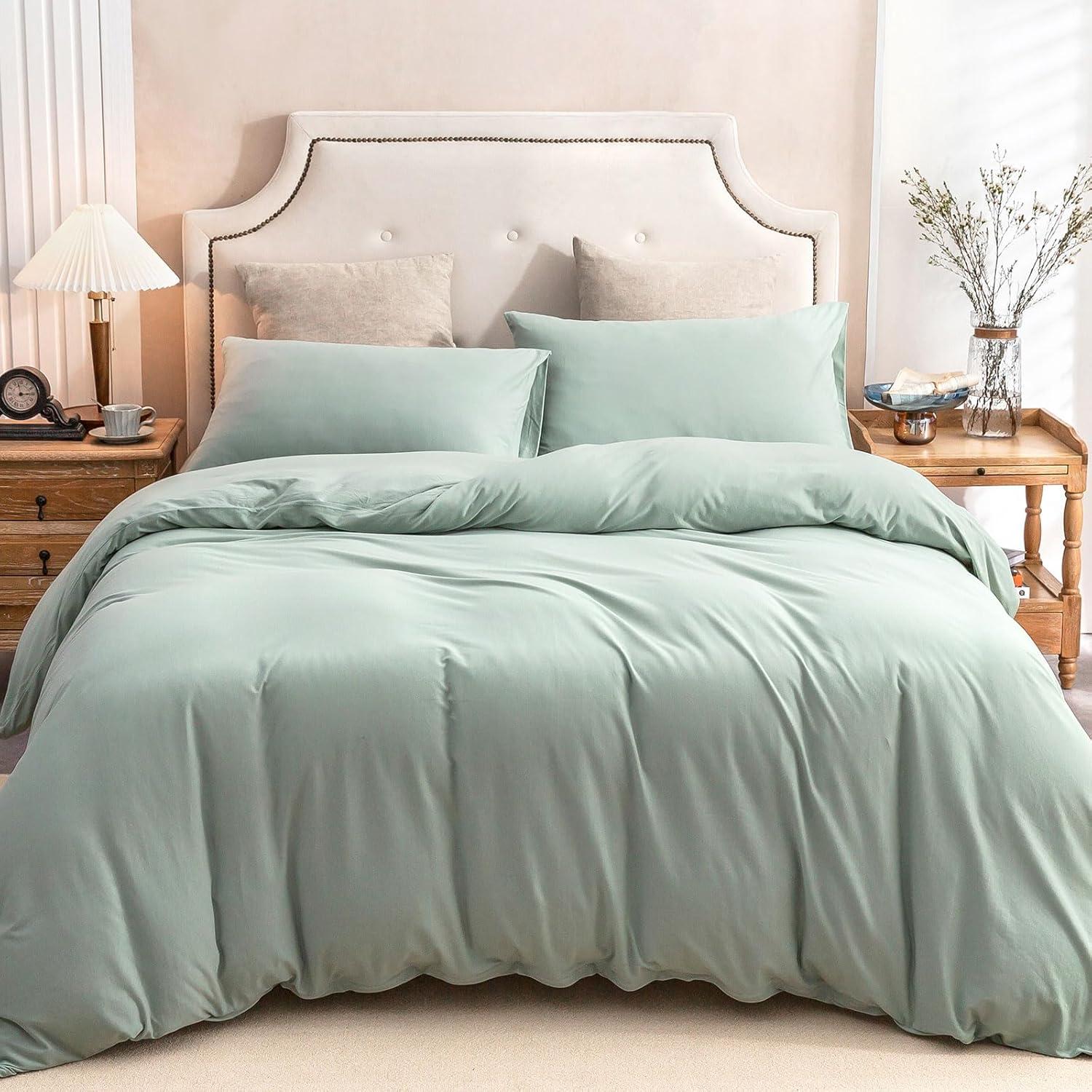 HOME BEDDING Jersey Cotton Duvet Cover Set