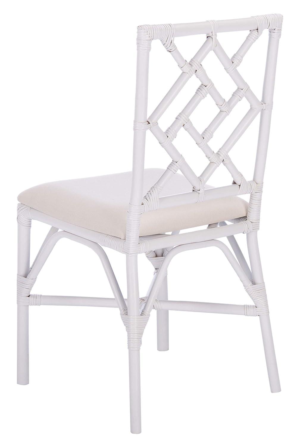 Bhumi Accent Chair W/ Cushion (Set of 2) - ACH6509 - White/White - Safavieh