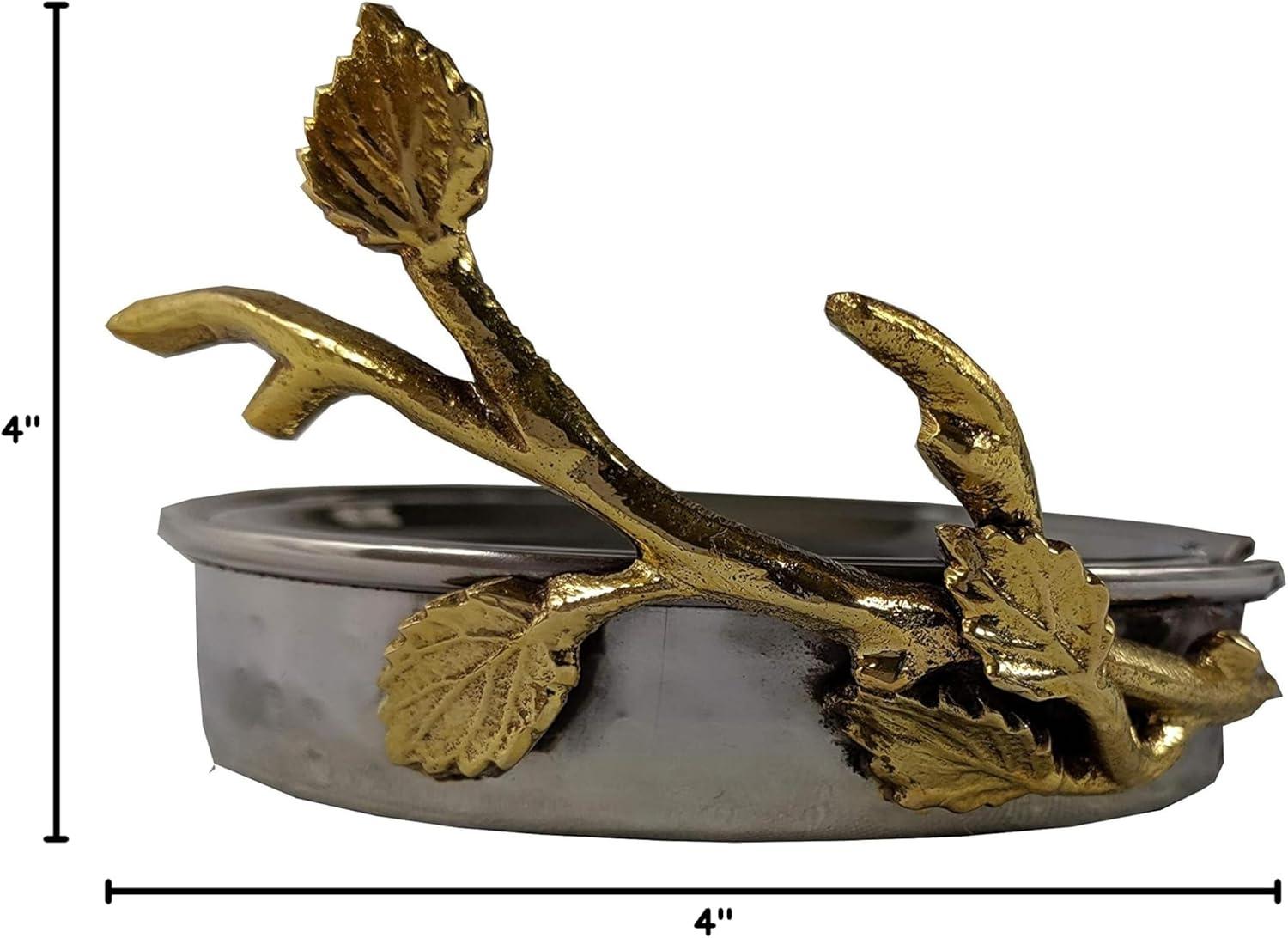 Stainless Steel Round 7 Piece Coaster Set (Set of 7)