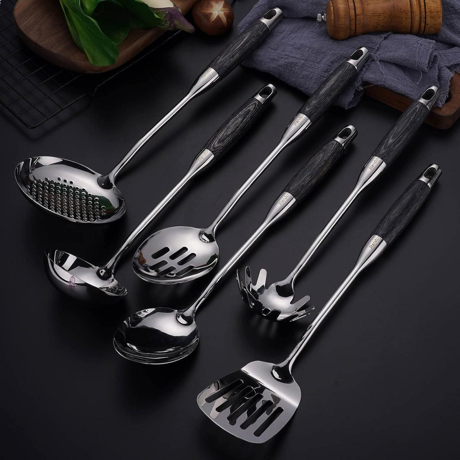 Wuyi 6 Piece Stainless Steel Cooking Utensil Set