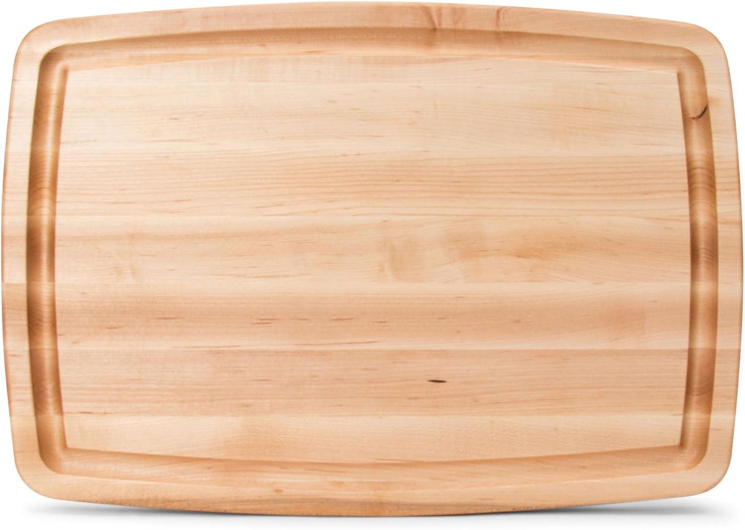 John Boos Wide Reversible Oval Cutting/Carving Board with Juice Groove