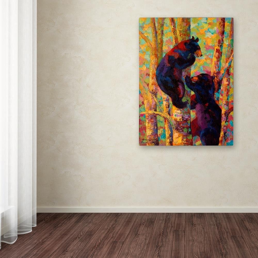 Trademark Fine Art 'Two High' Canvas Art by Marion Rose