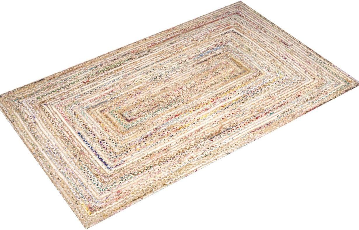 Cape Cod CAP202 Woven Indoor Area Rug - Beige/Multi - 5'x8' - Safavieh