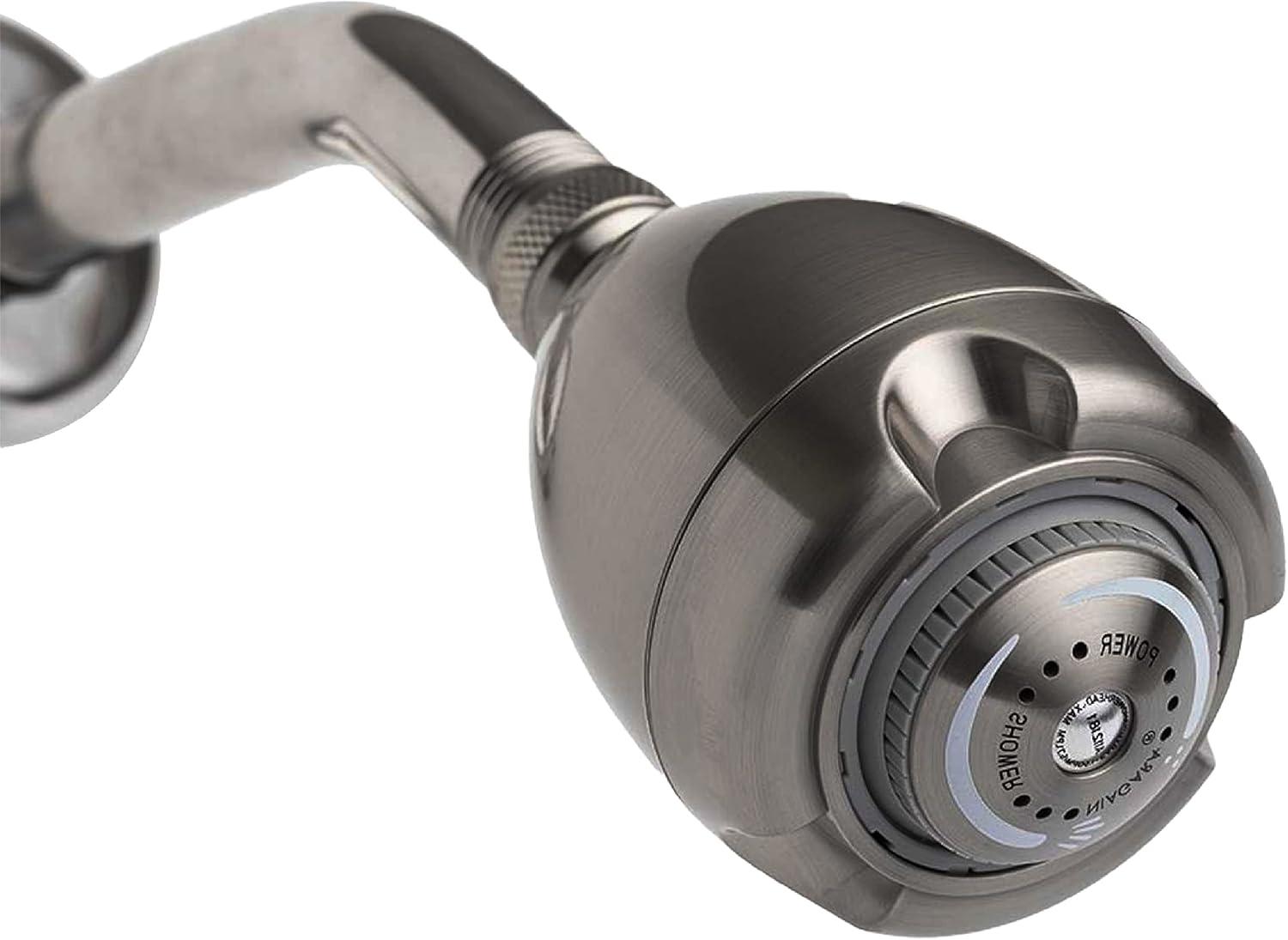 Niagara Conservation Earth Spa 3-Spray with 2 GPM 2.7-in. Wall Mount Adjustable Fixed Shower Head