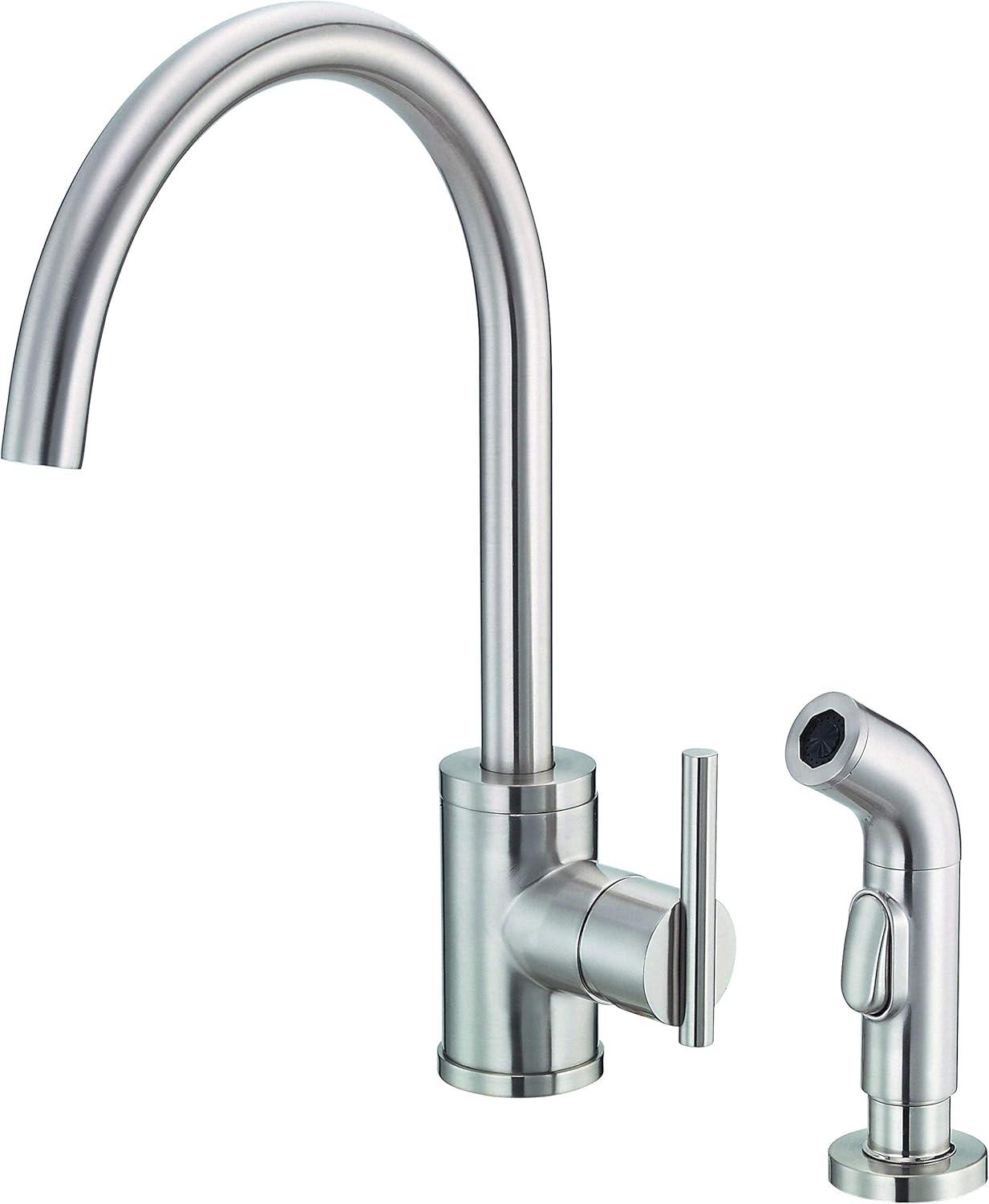 Parma Single Handle Kitchen Faucet with Side Spray