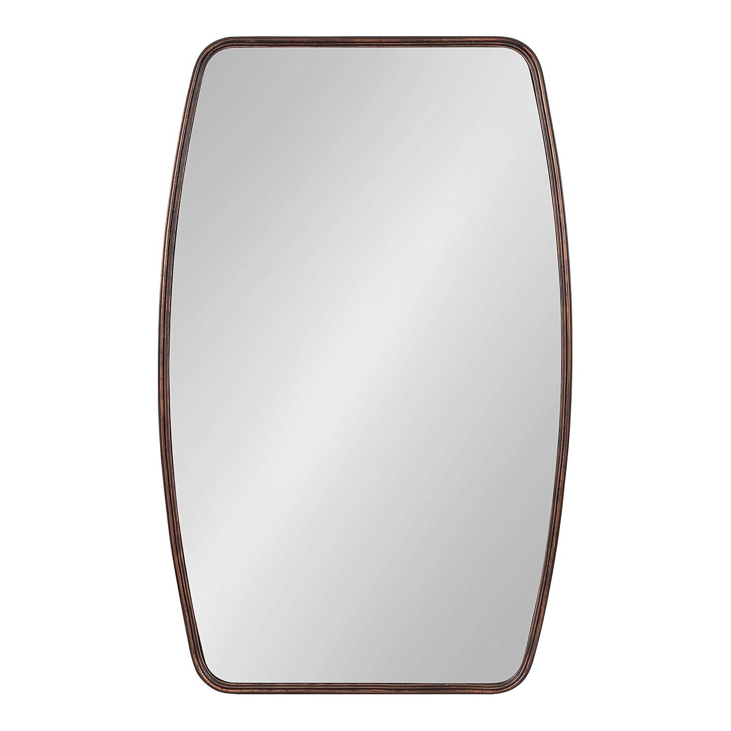 Kate and Laurel Caskill Rectangle MDF Full Length Mirror, 18x48, Bronze