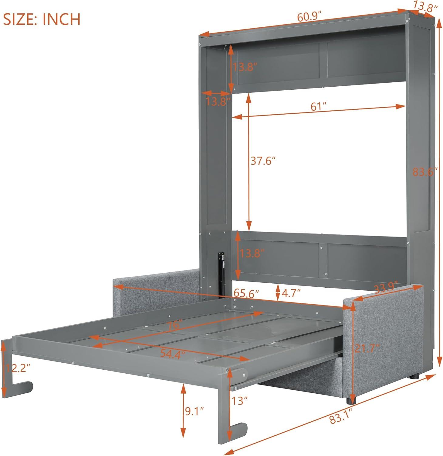 Farm on table Murphy Bed Wall Bed with Cushion