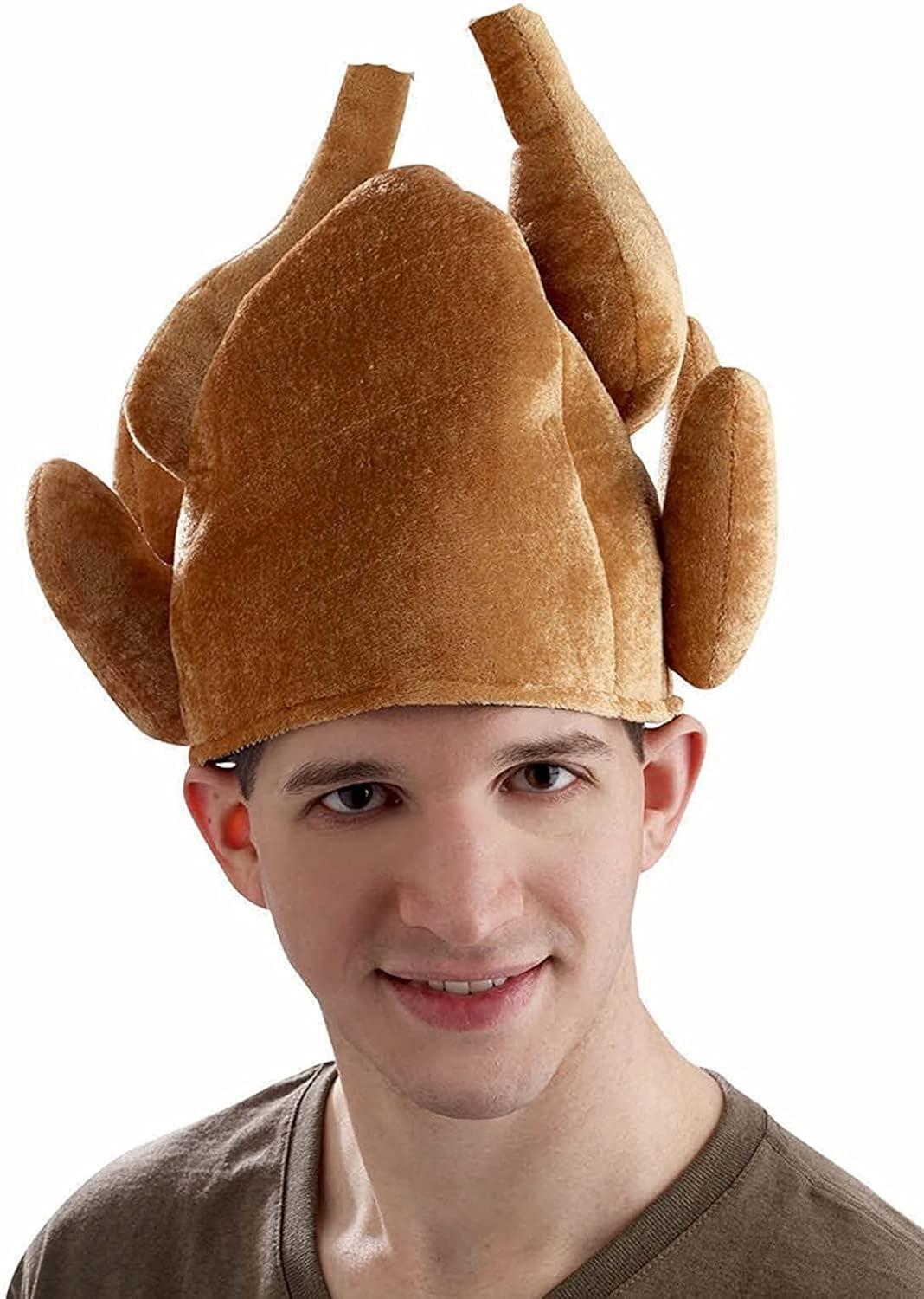 Hilarious Roasted Turkey Hat with Moving Legs