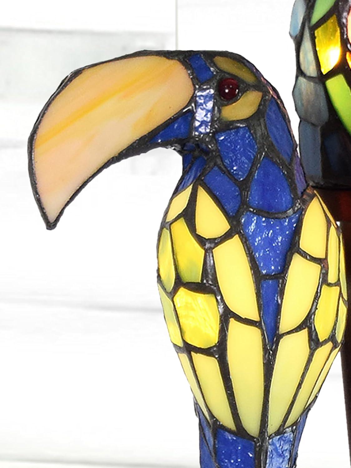 Dale Tiffany Three Parrots Table Lamp