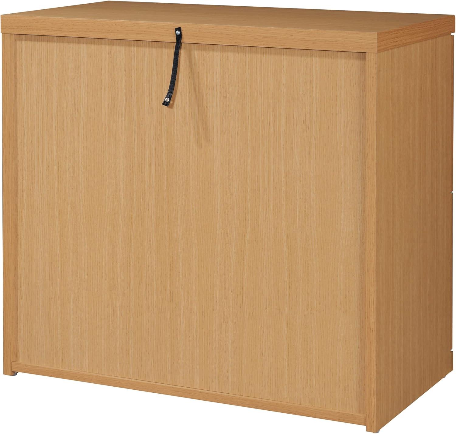 Alpine 2-Drawer Engineered Wood Lateral File with Lockdowel  in Natural Finish