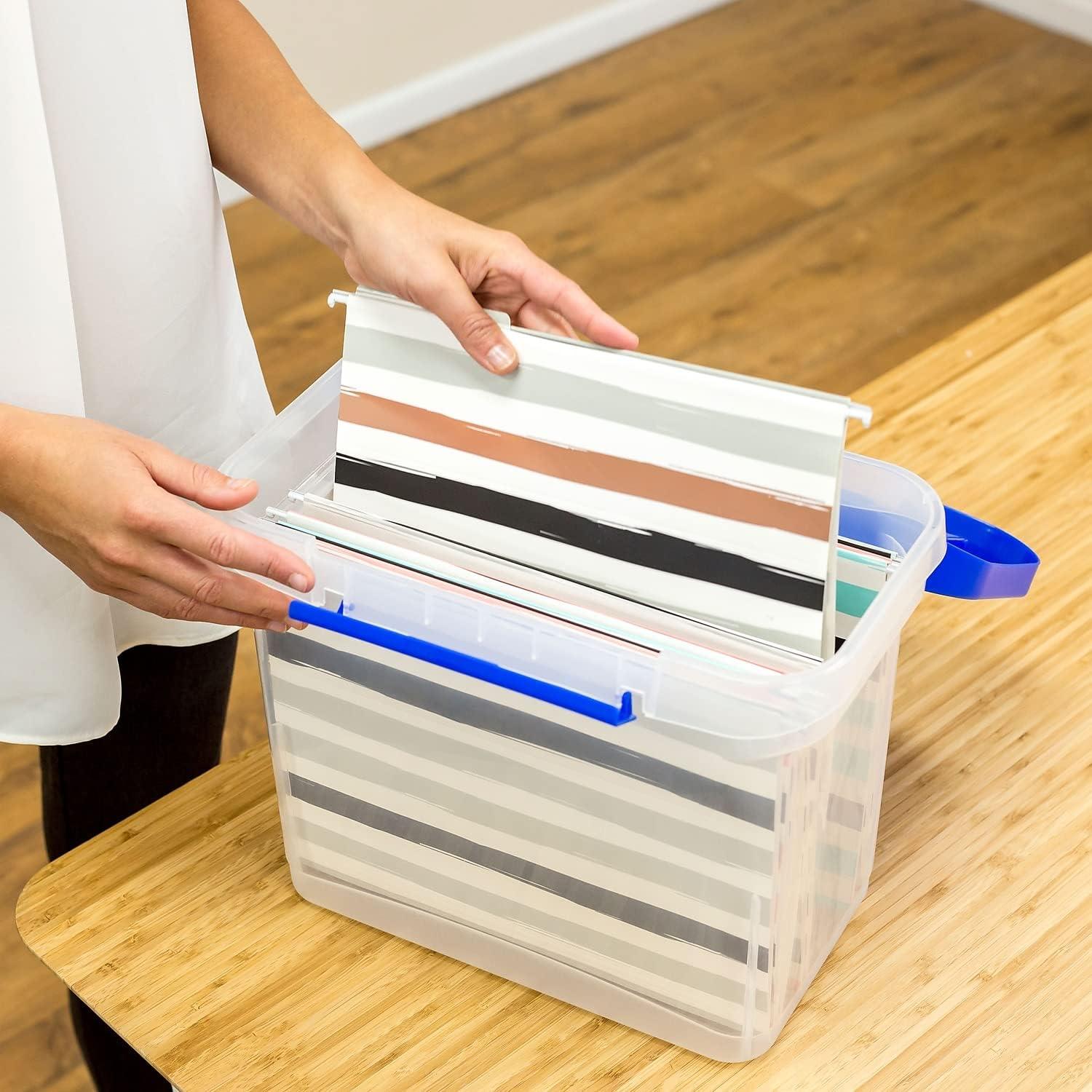 Bankers Box® Heavy Duty Portable File Box