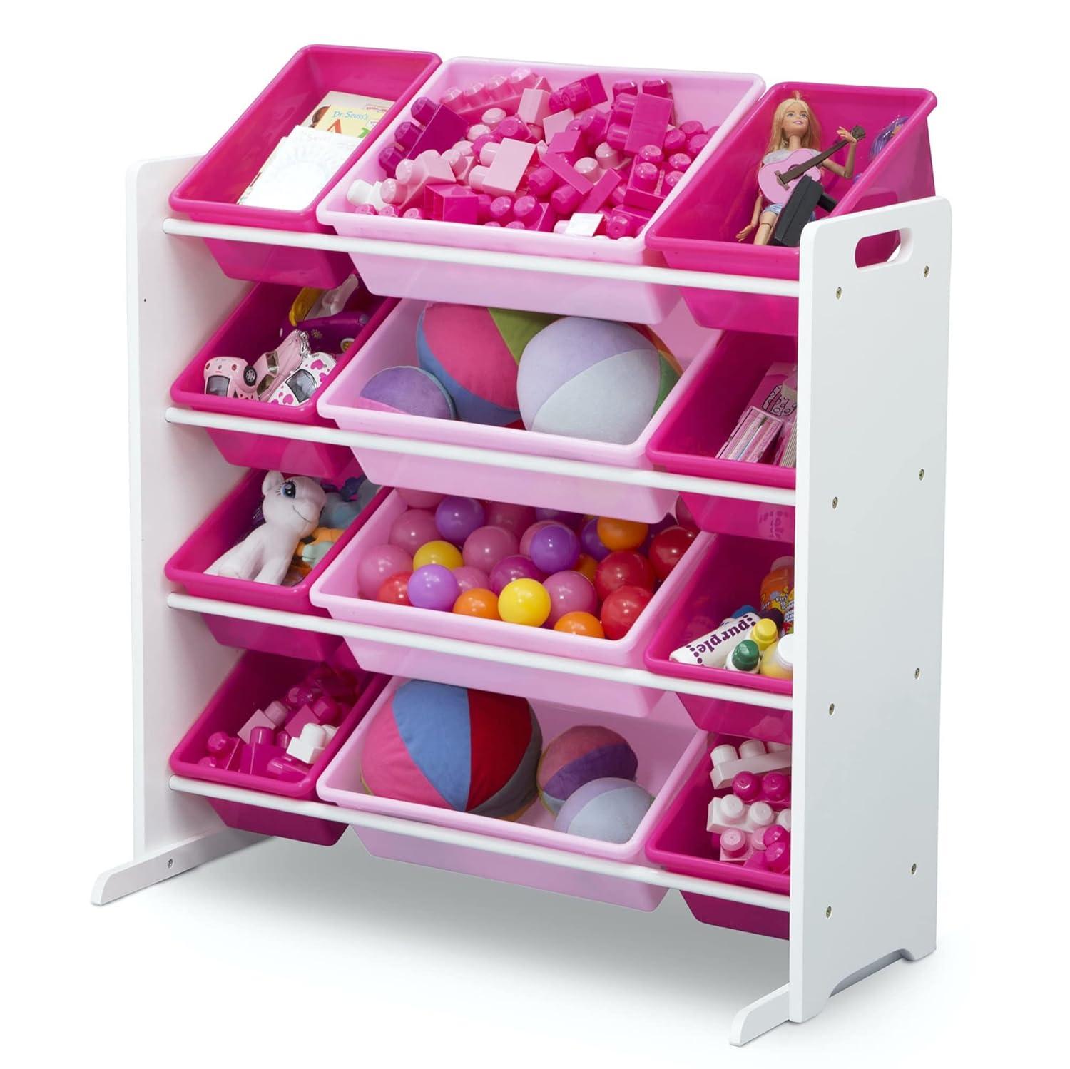 Delta Children Delta Children Kids Toy Storage Organizer with 12 Plastic Bins